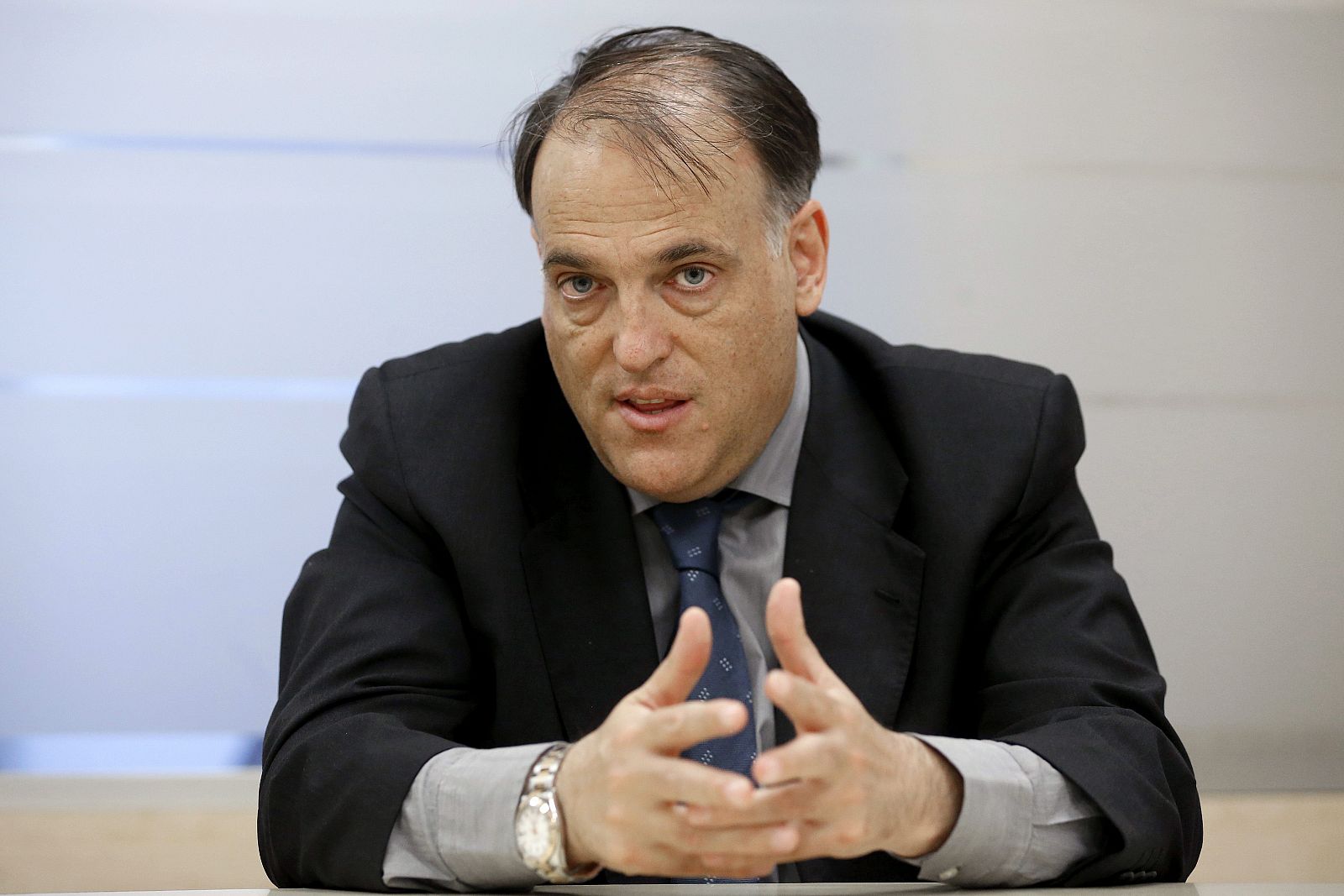 Javier Tebas, presidente de la Liga de Fútbol Profesional