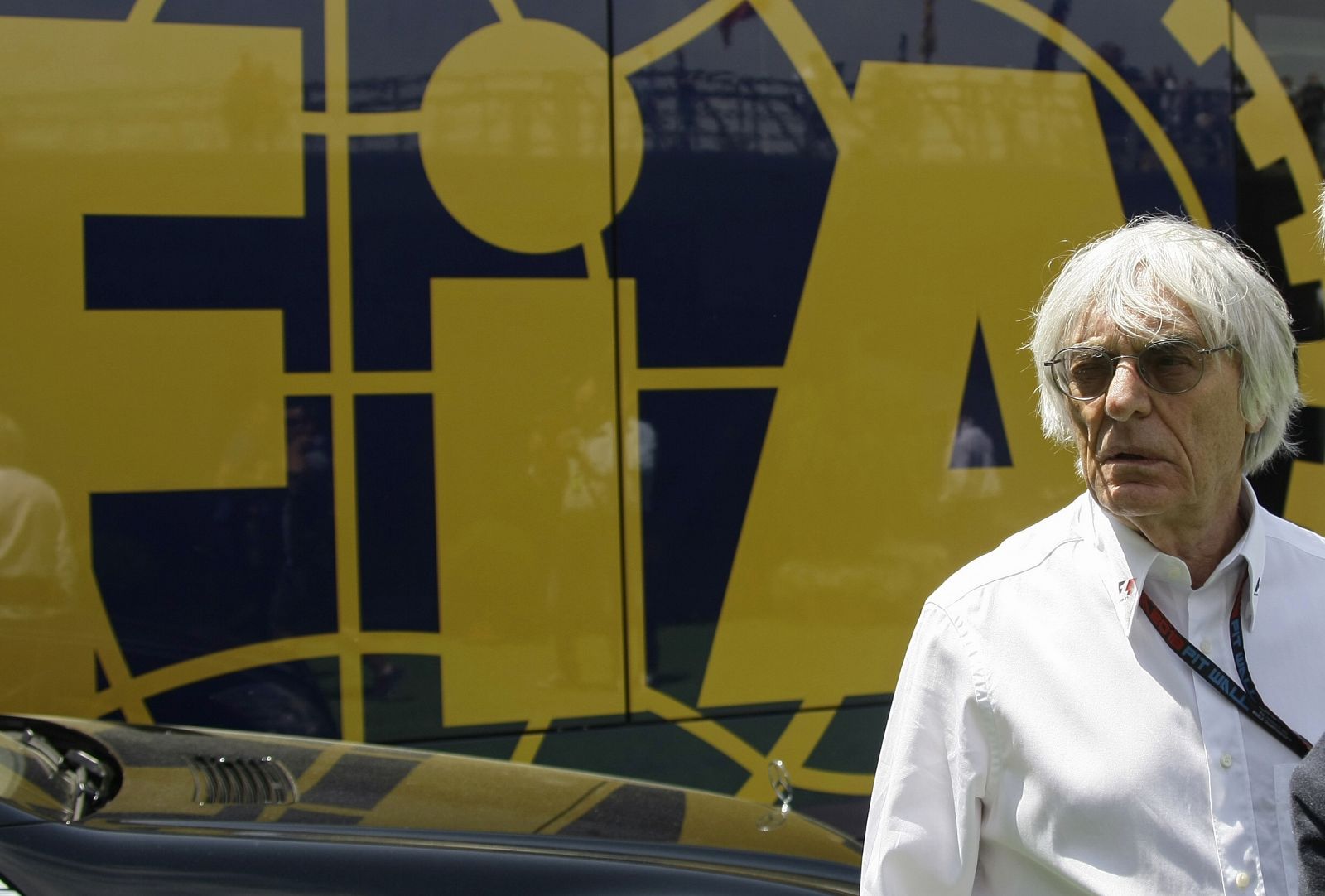 Bernie Ecclestone, en el Gran Premio de España en Montmeló