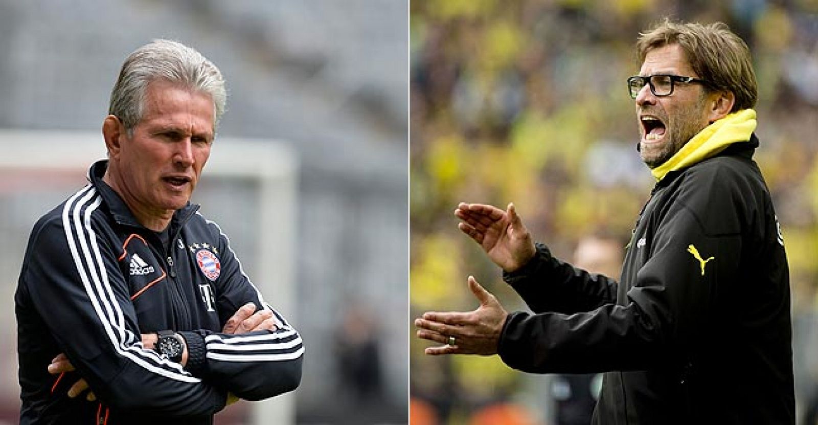 Jupp Heynckes y Jurgen Klopp protagonizarán el duelo en los banquillos durante la final.