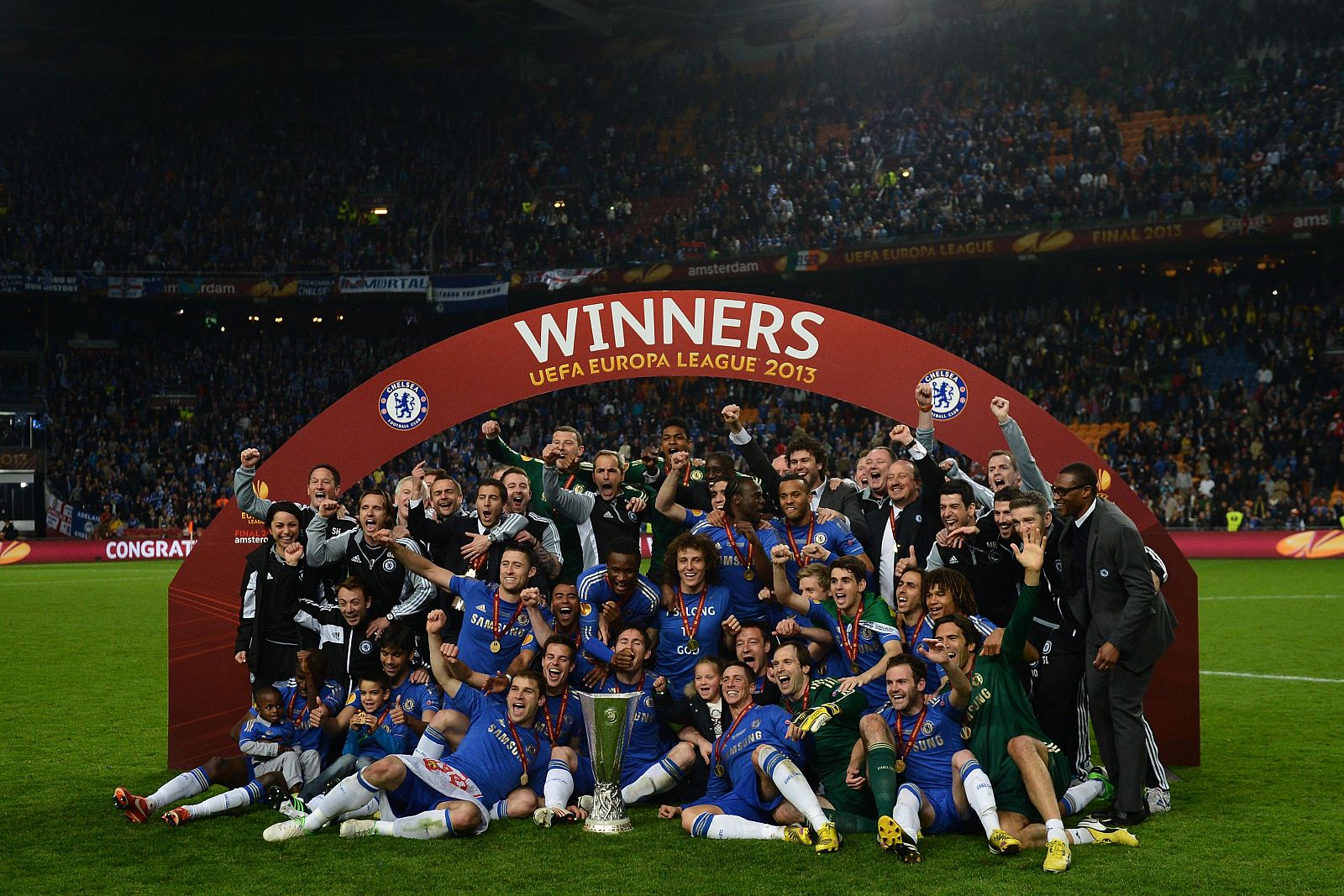 Imagen del Chelsea, último ganador de la Europa League.