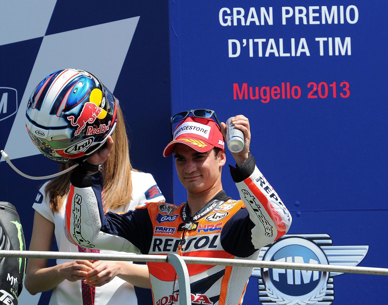 Dani Pedrosa, satisfecho con su segundo puesto en el GP de Italia