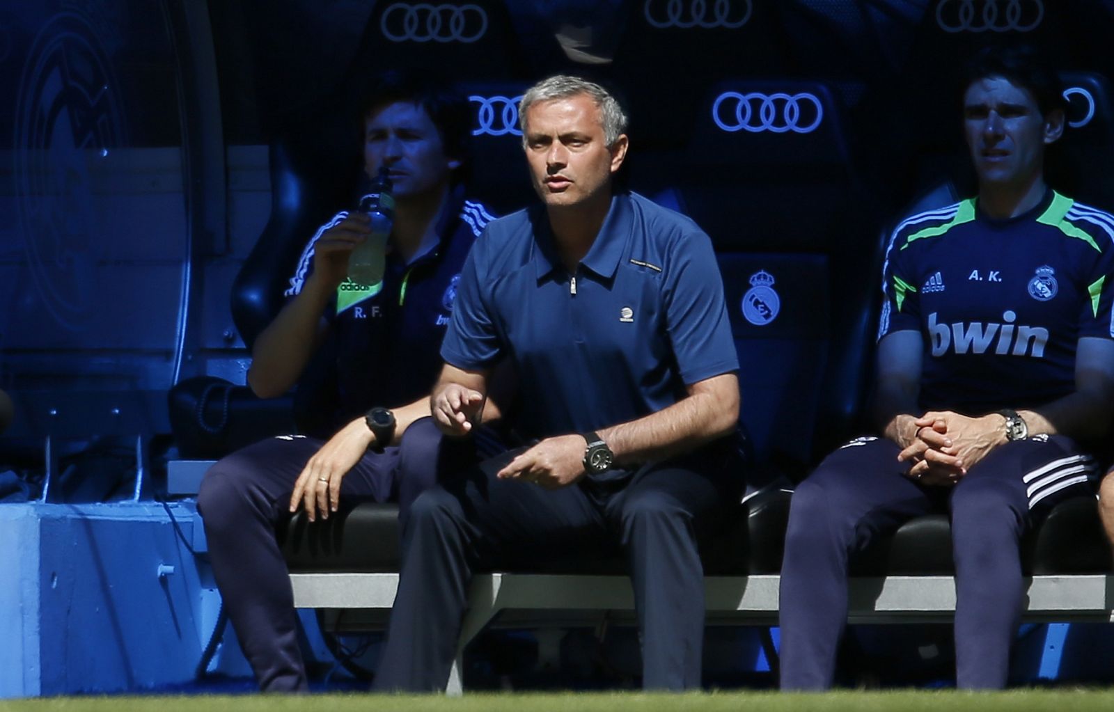 Jose Mourinho, en su último partido como entrenador del Real Madrid