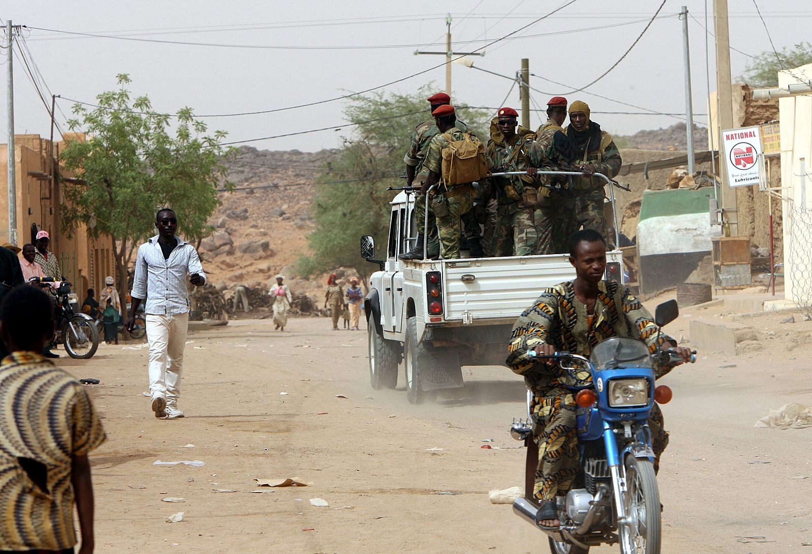 Soldados malienses en Kidal, al norte del país, el 27 de mayo