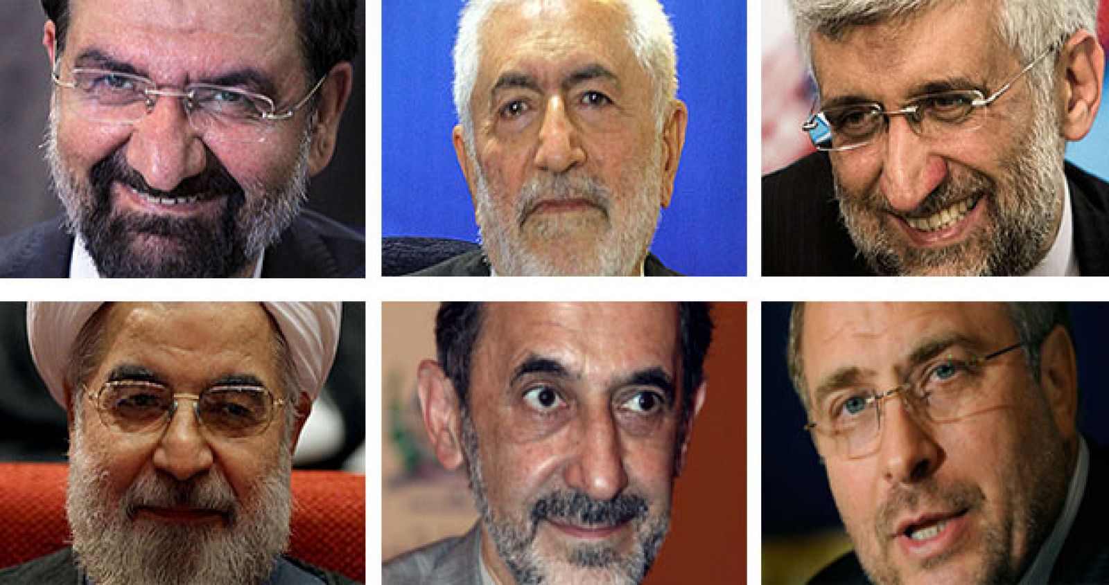 Candidatos elecciones Irán