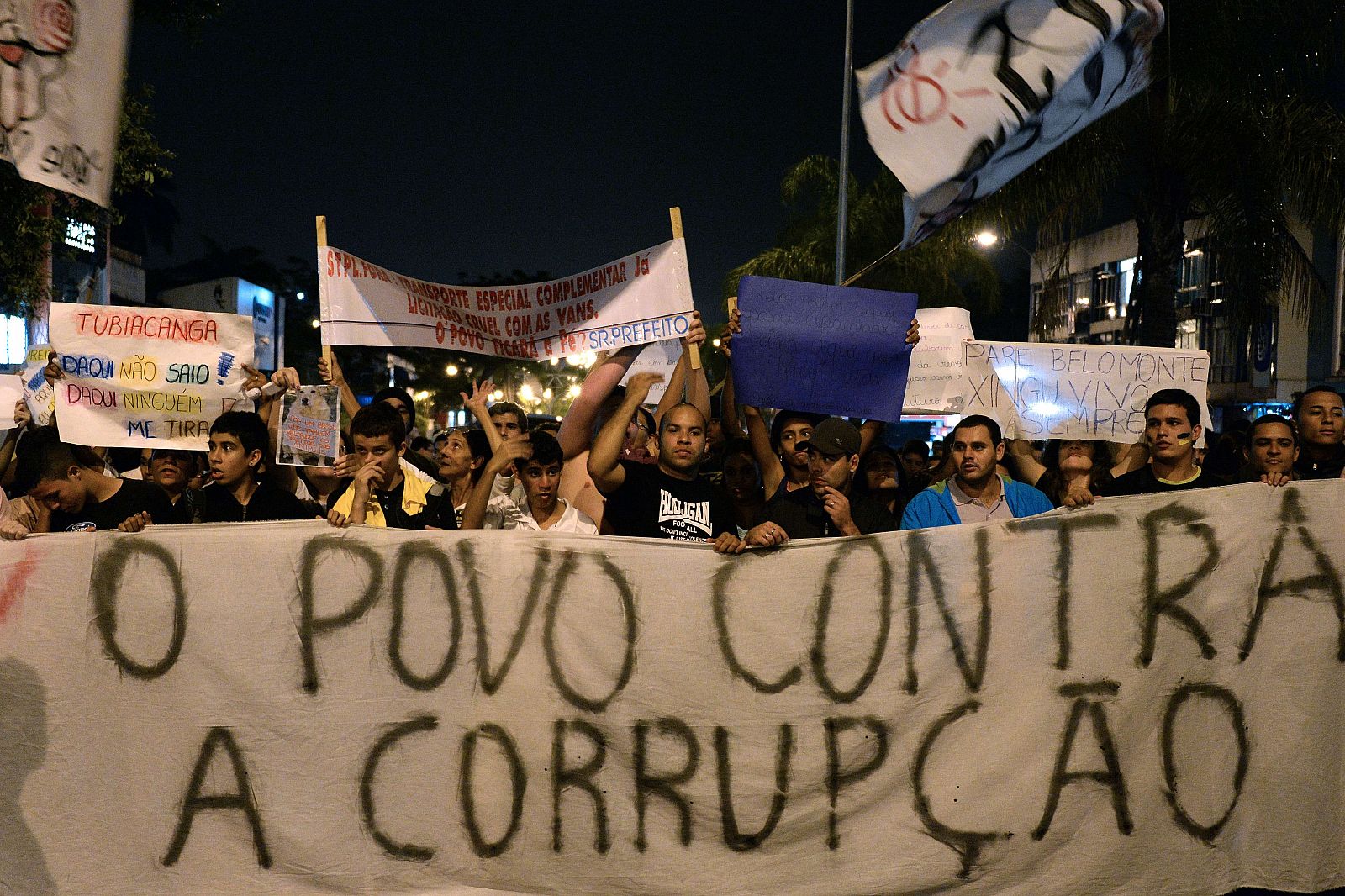 Protesta contra la corrupción en Río de Janeiro, el 28 de junio