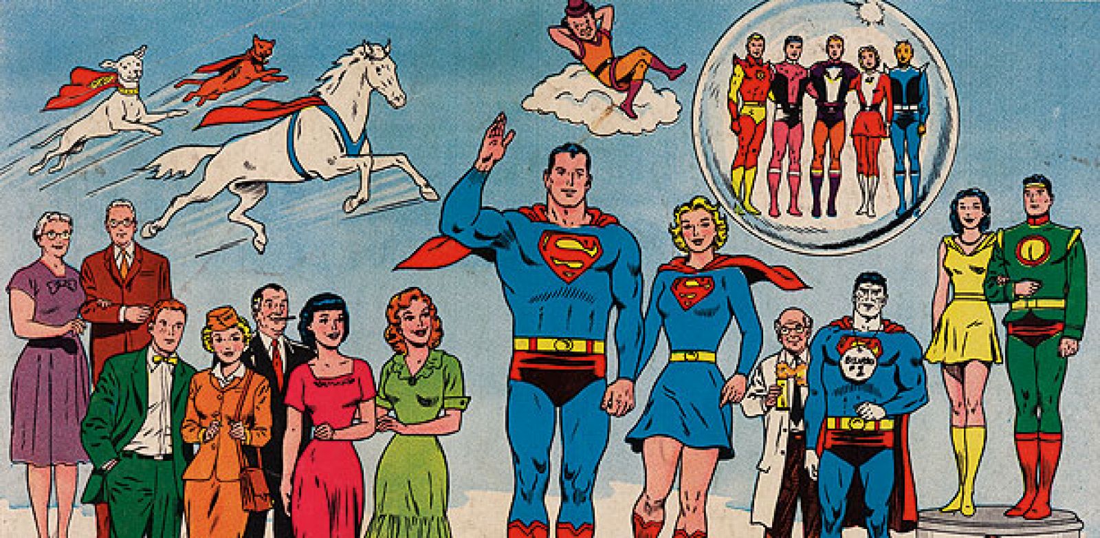 Ilustración del Superman Annual No. 6. "The Superman Family"