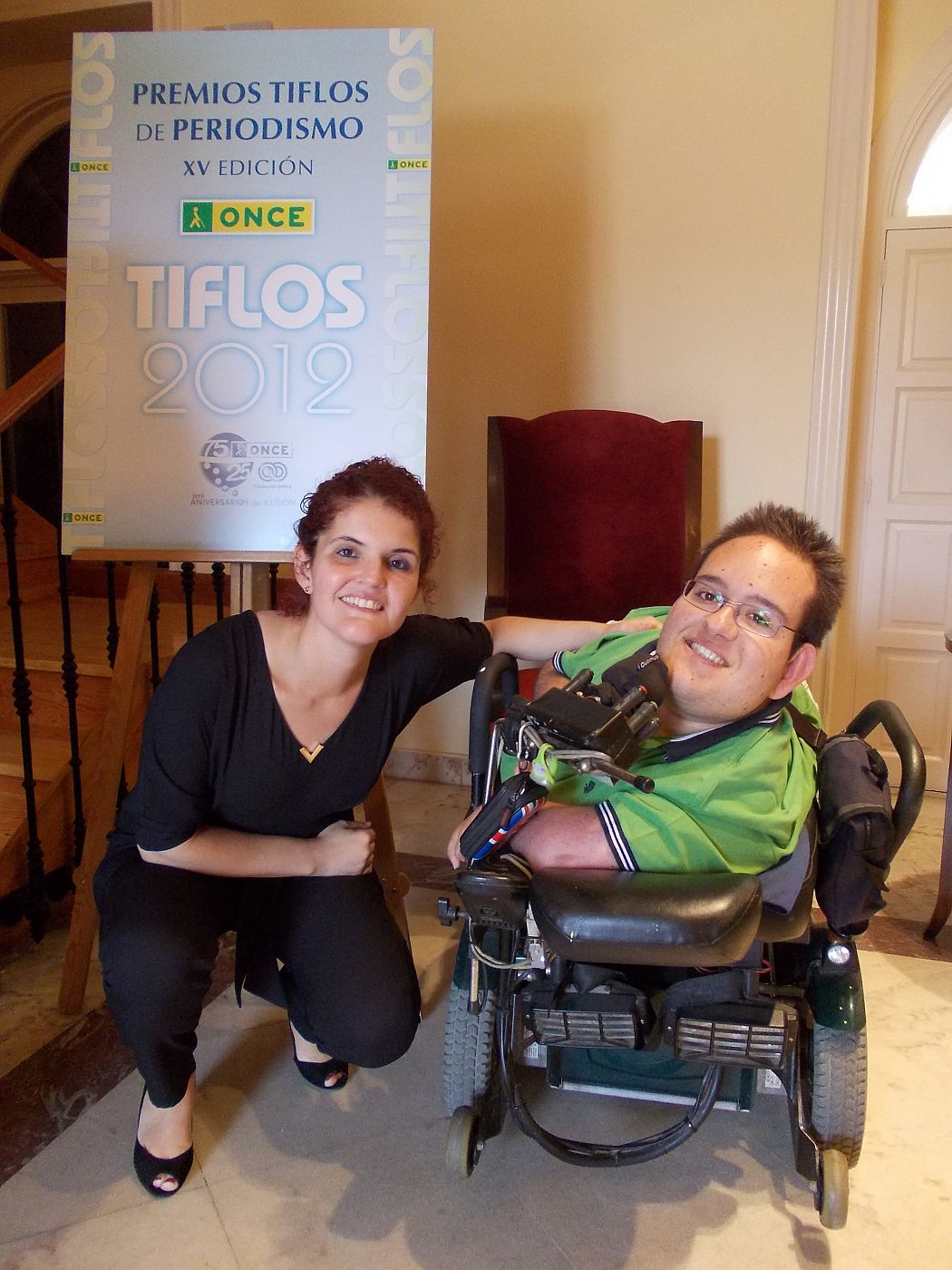 Patricia Costa con José Luis, protagonista del reportaje premiado