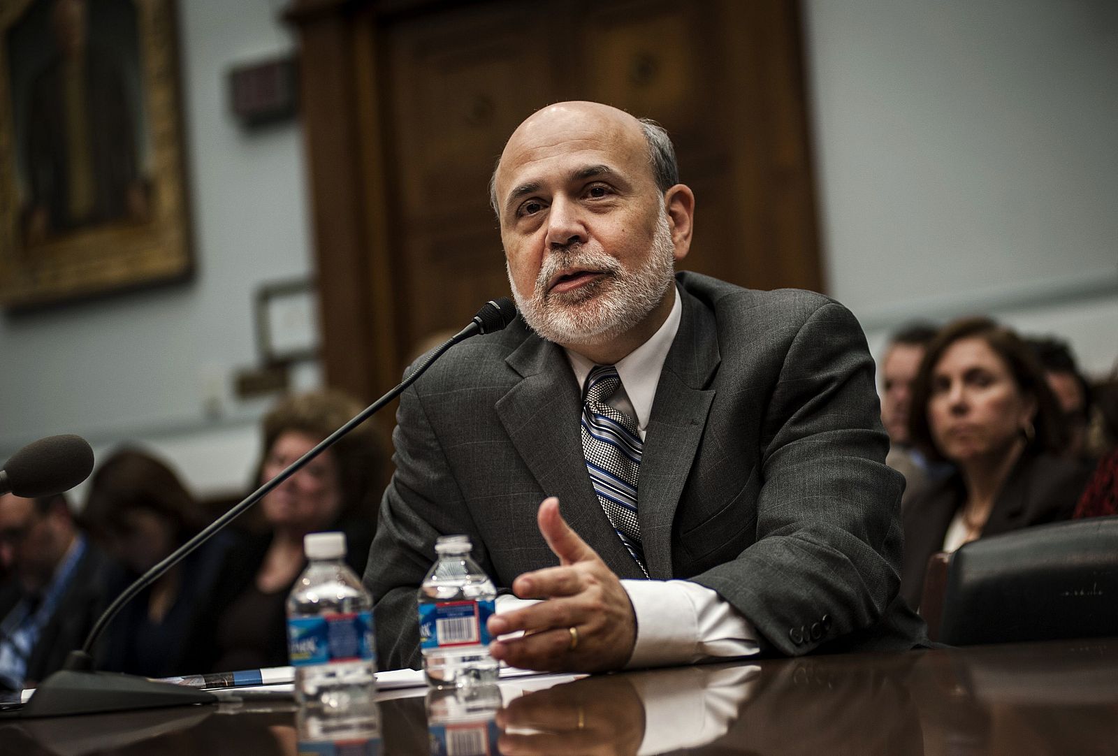 El presidente de la Reserva Federal de Estados Unidos Ben Bernanke