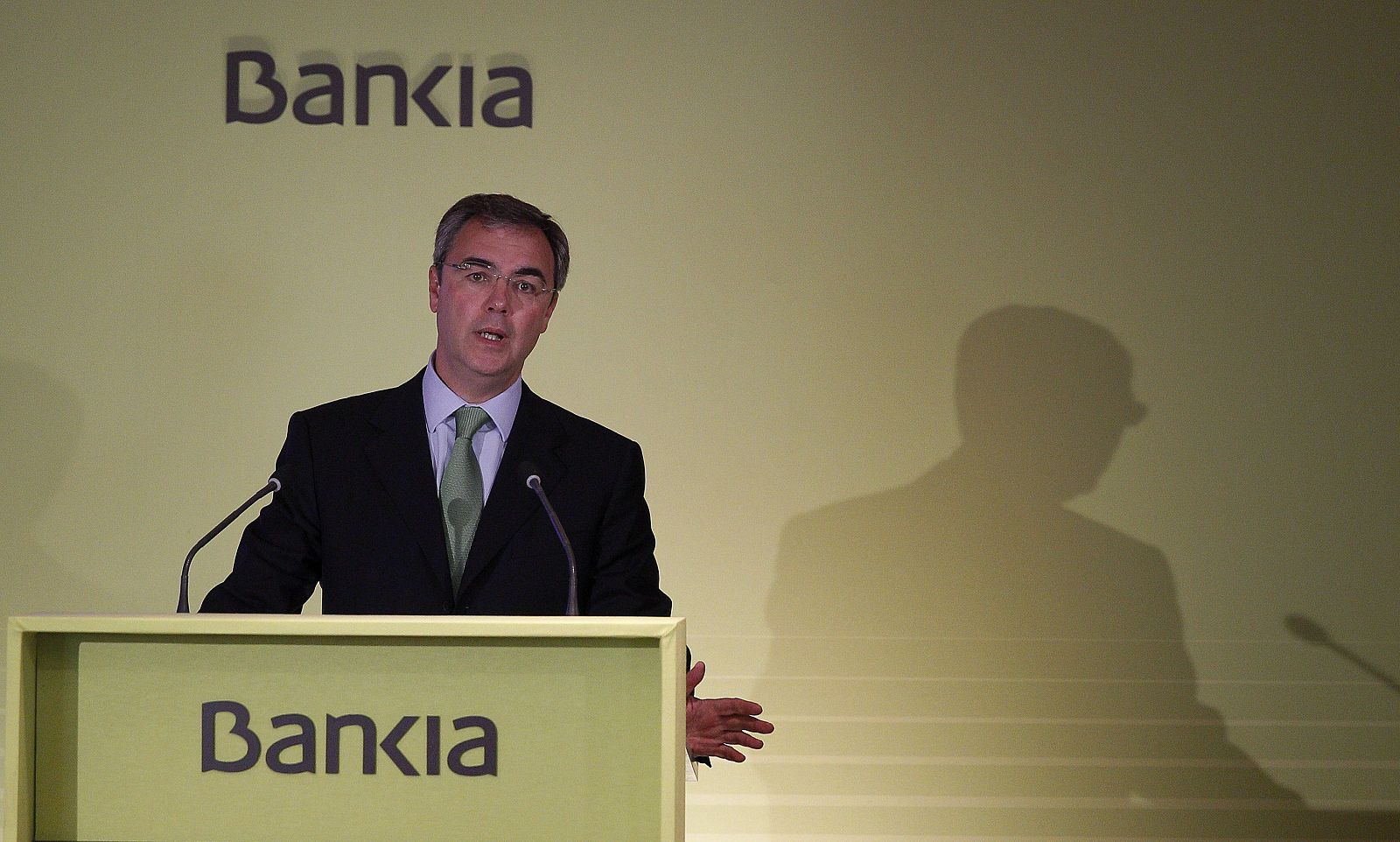 El director general de presidencia del grupo BFA-Bankia, José Sevilla, durante la presentación de los resultados de la entidad correspondientes al primer semestre de 2013