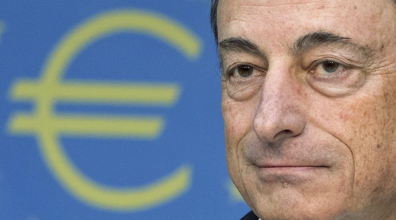 El presidente del Banco Central Europeo, Mario Draghi, durante la rueda de prensa ofrecida en Fráncfort