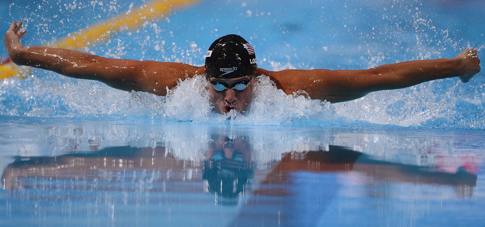 Ryan Lochte suma su primer oro en estos Mundiales de Natación de Baarcelona.