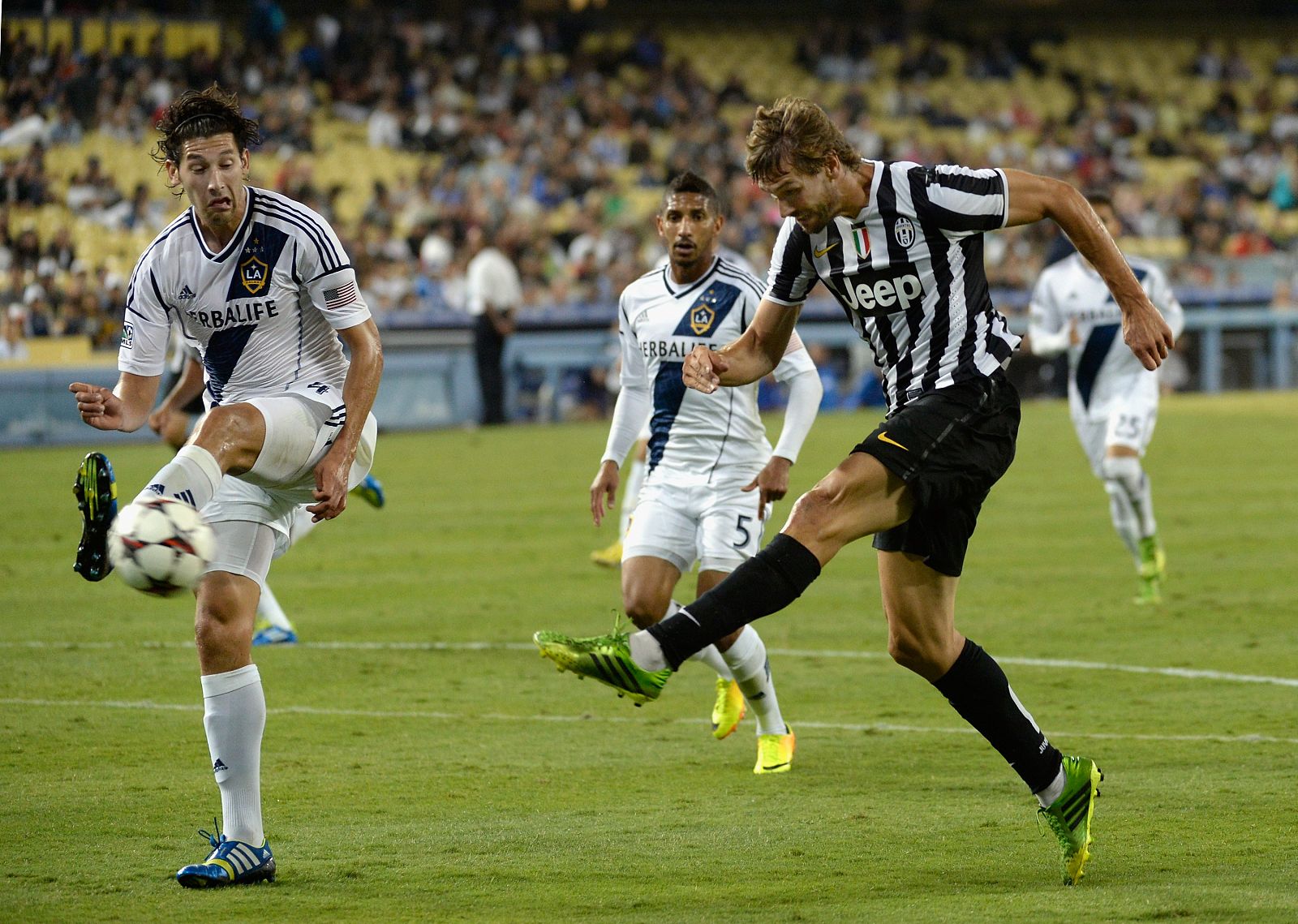 Llorente, en un partido con la Juventus.