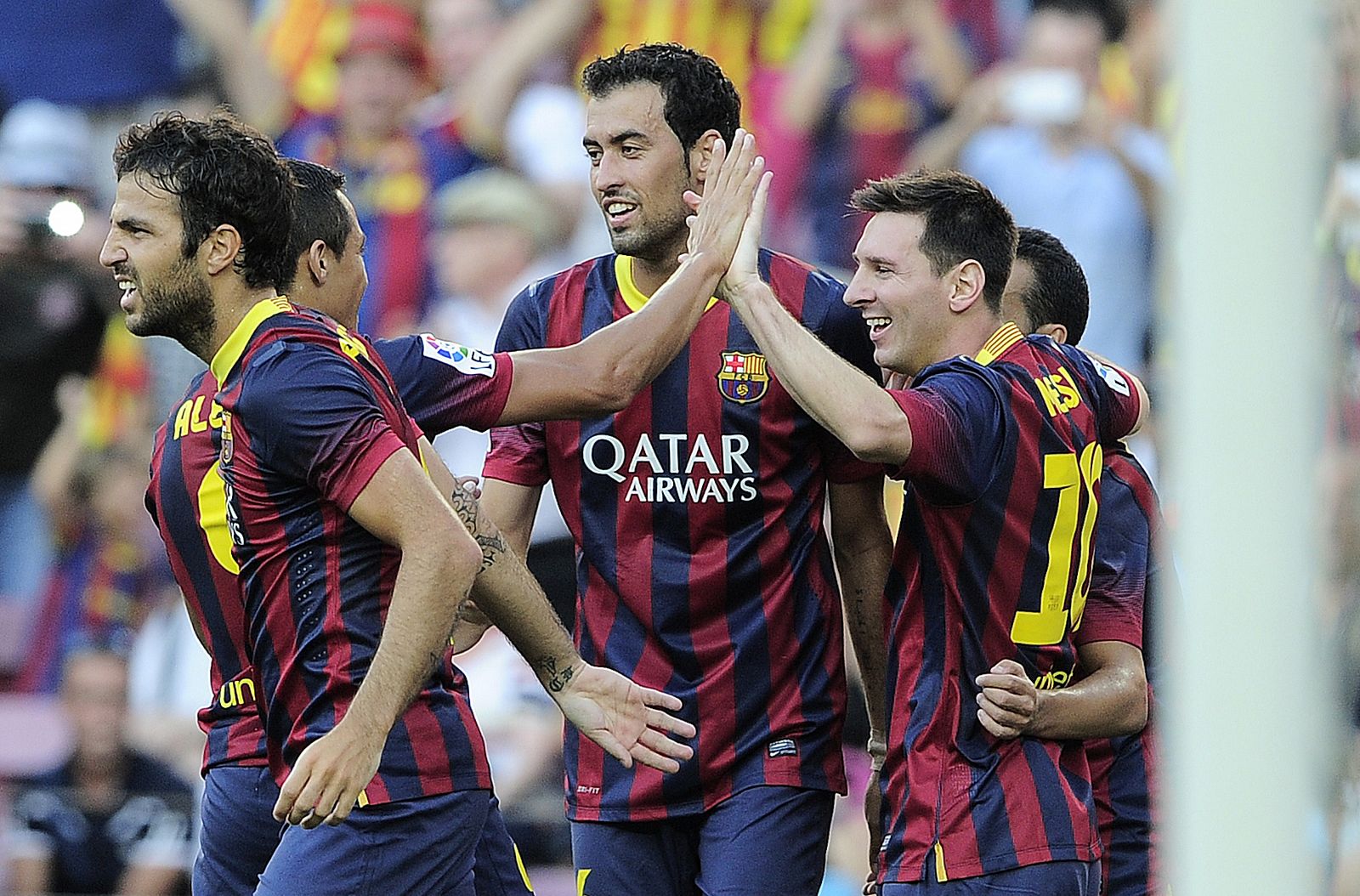 El FC Barcelona ha arrancado con mucha fuerza la Liga 2013/2014.