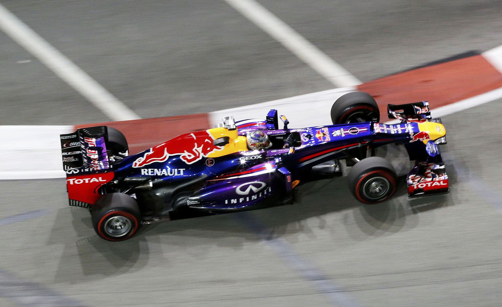 El piloto alemán Sebastian Vettel, en Singapur