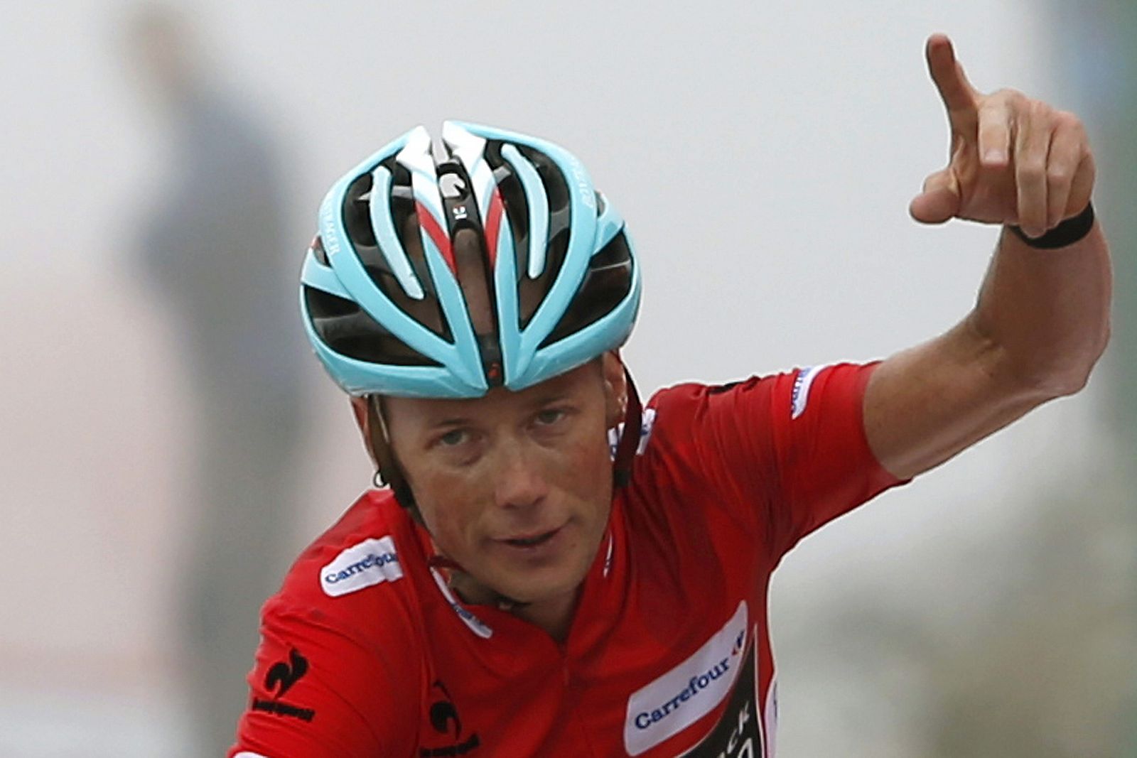 El estadounidense Chris Horner, durante la pasada Vuelta a España.