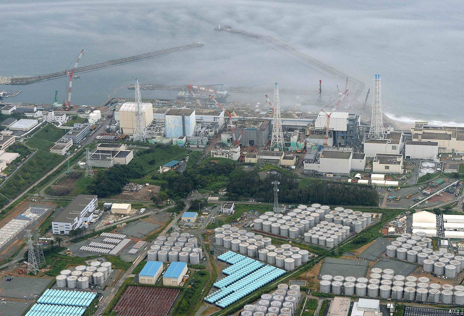 Fotografía de archivo de la central nuclear de Fukushima
