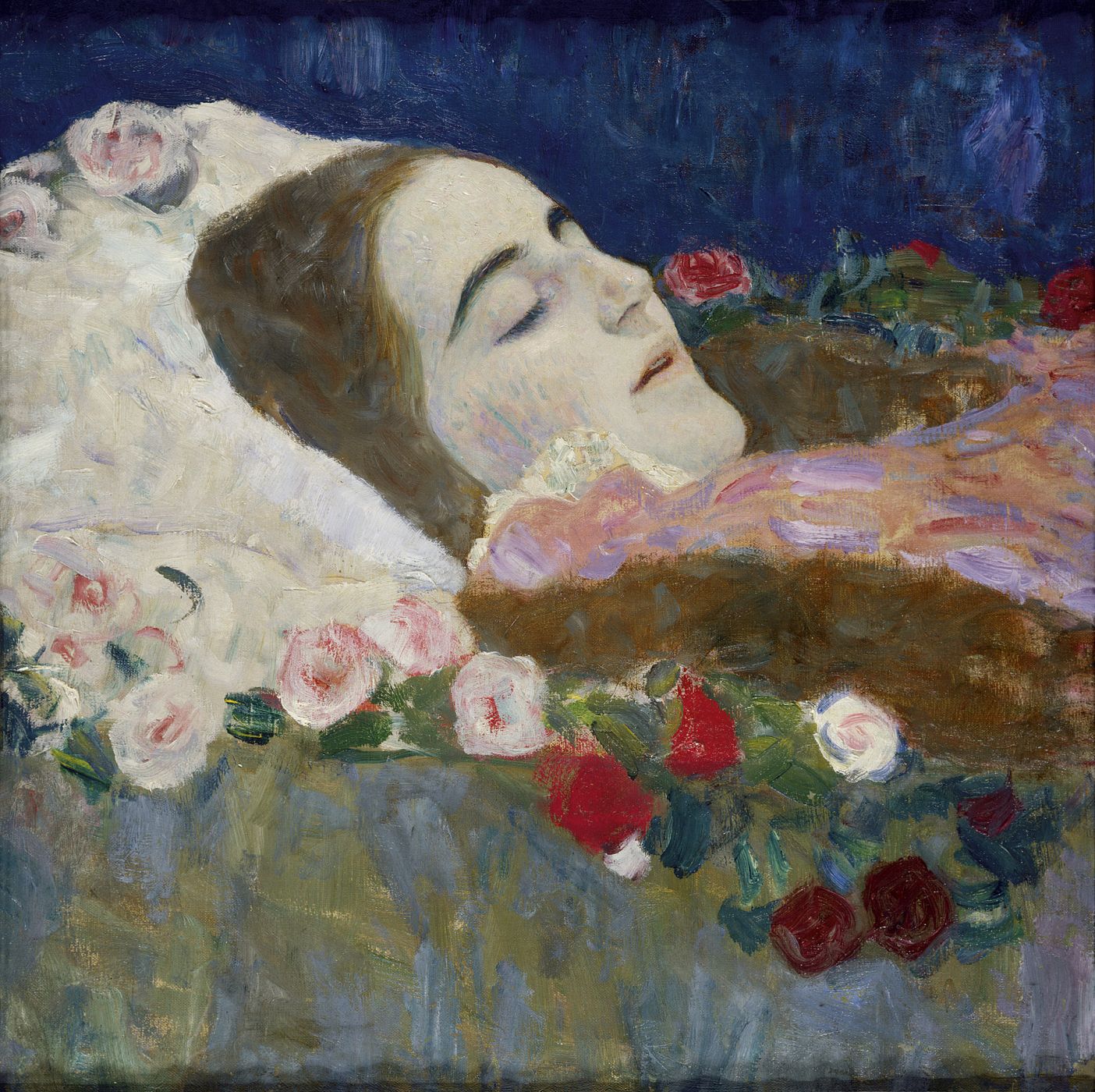 'Ria Munk en su lecho de muerte' (1912), de Gustav Klimt, incluida en la muestra de la National Gallery.