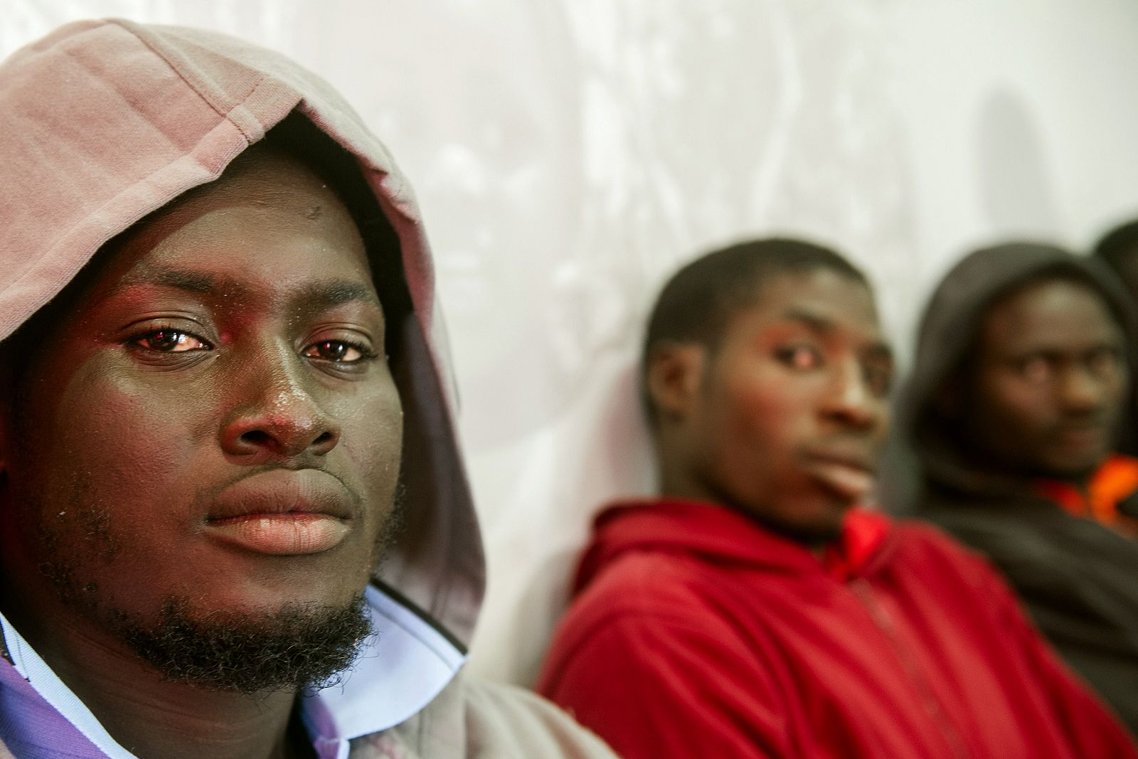 Inmigrantes en Tarifa, España