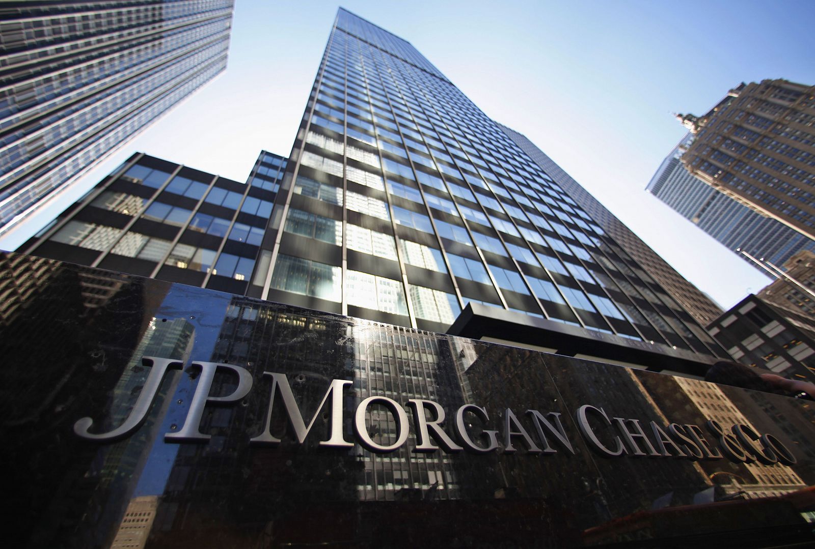 Imagen externa de las oficinas centrales de JP Morgan Chase & Co in New York, tomada en septiembre de 2013