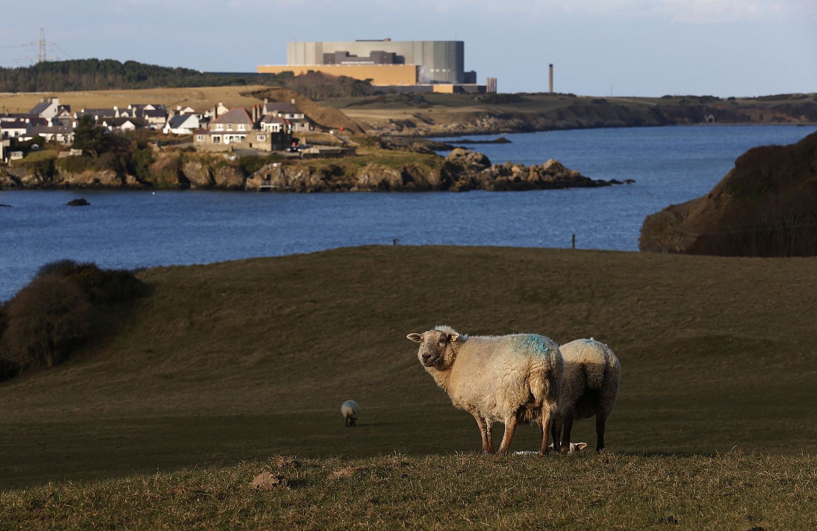 La central nuclear de Wylfa en la localidad galesa de Cemaes