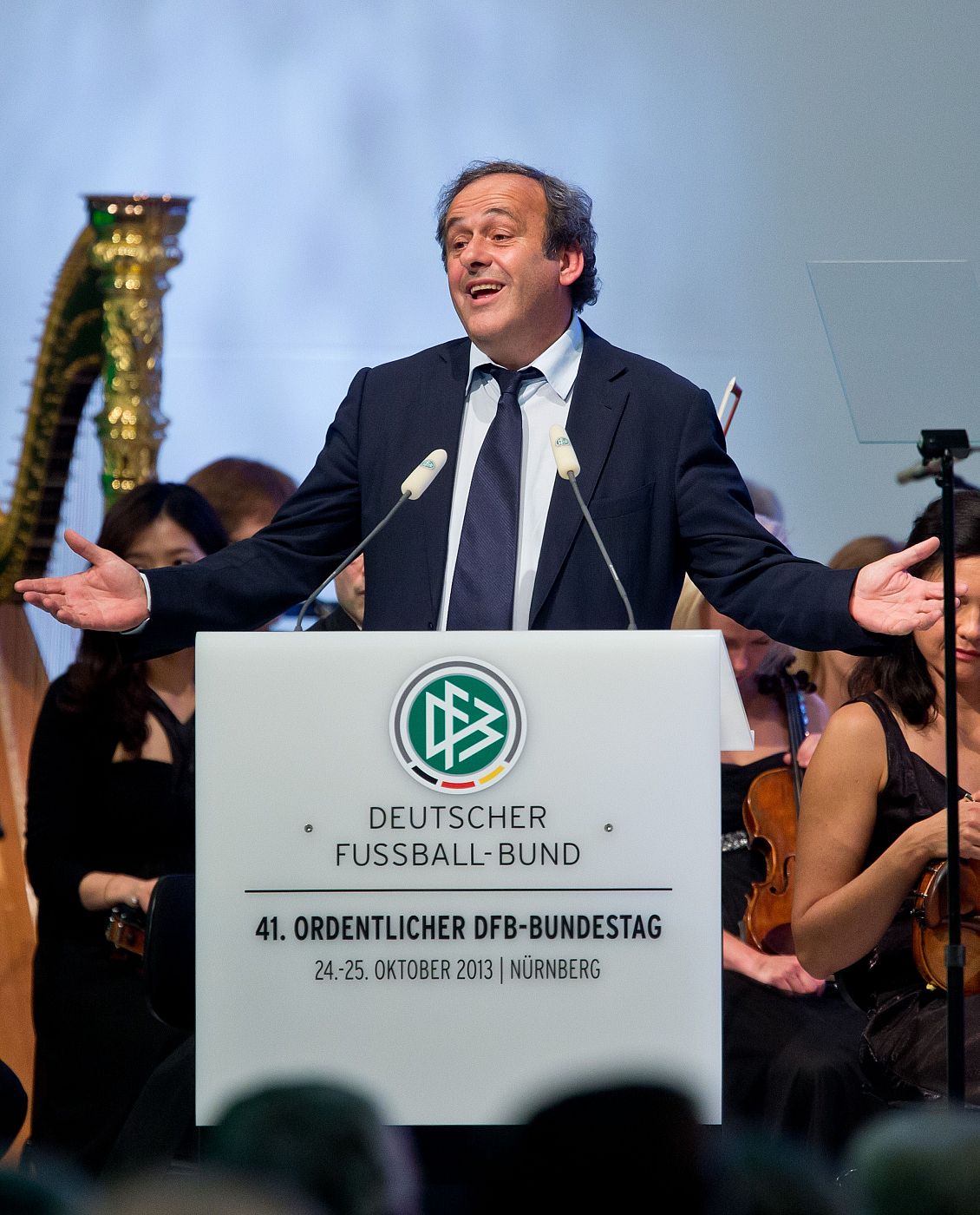 El presidente de la UEFA, Michel Platini.