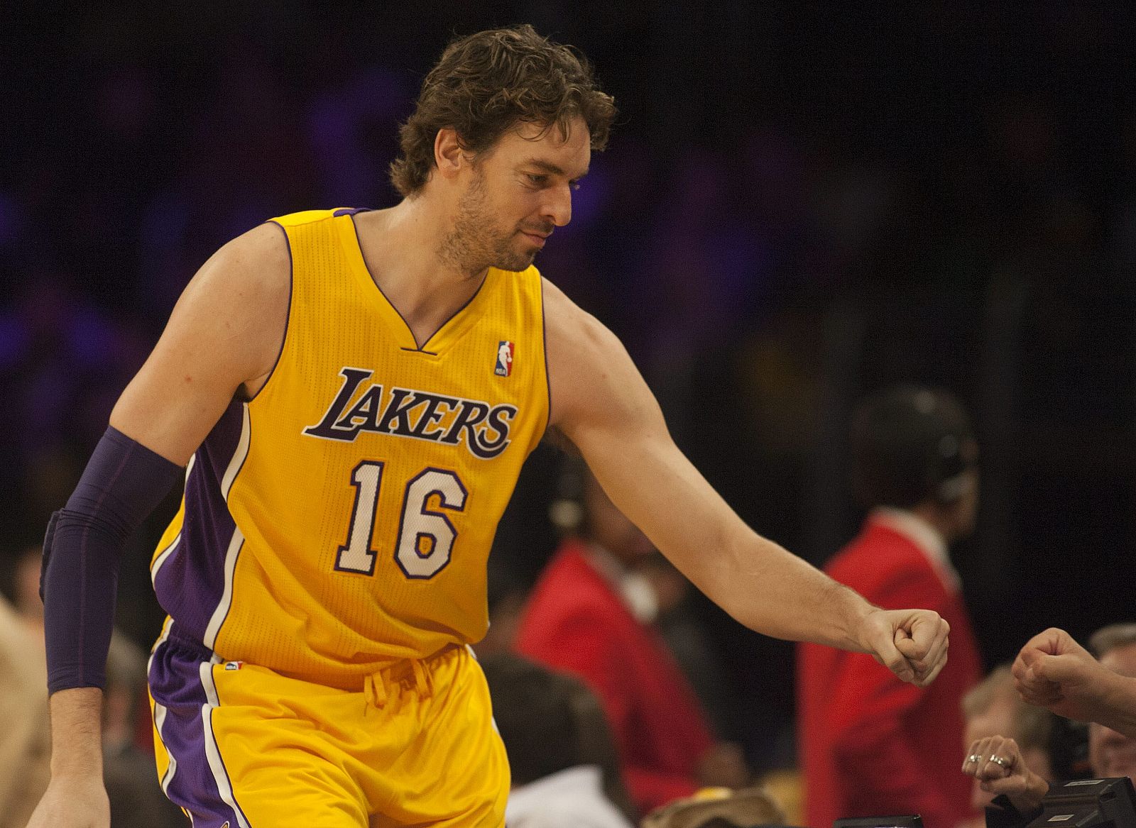 El jugador de Los Ángeles Lakers Pau Gasol