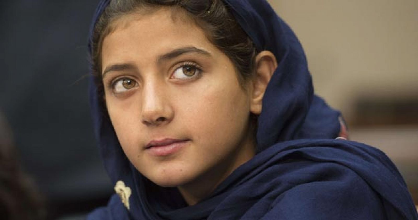 Nabila Rehman, de 9 años, y que resultó herida en un ataque de drones estadounidenses en Pakistán