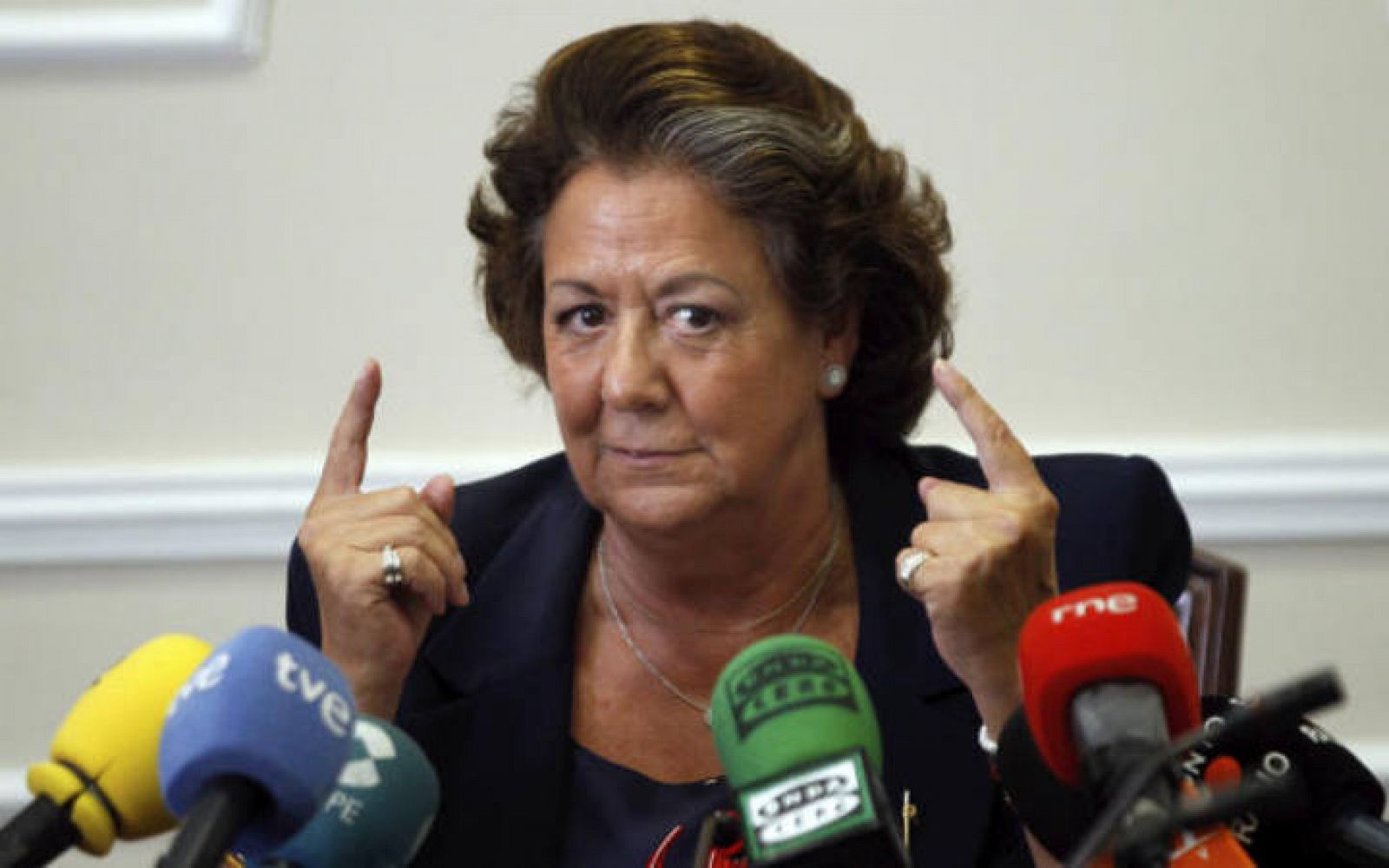 Rita Barberá, alcaldesa de Valencia.
