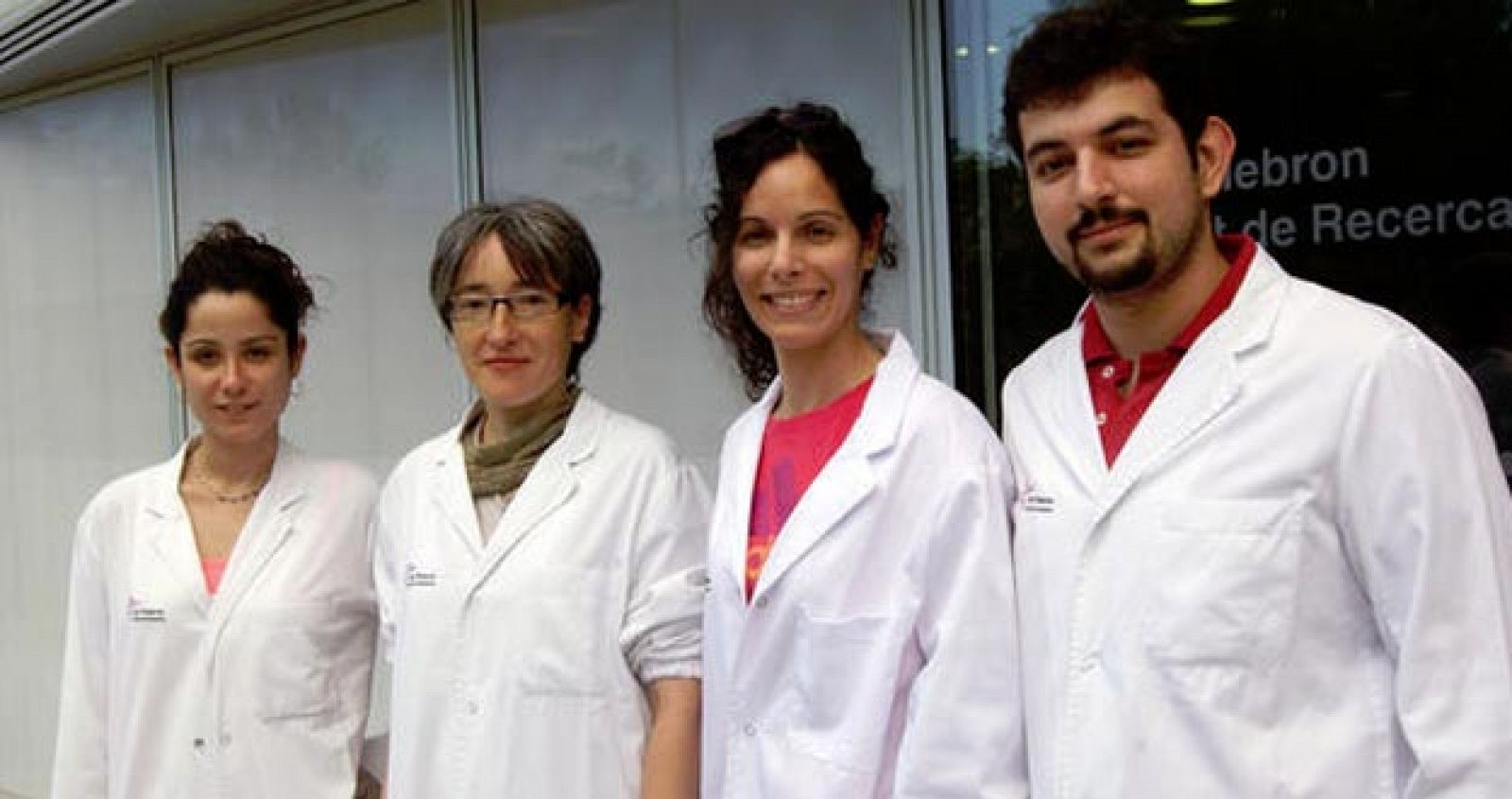 Andrea Feliciano, Matilde Lleonart, Mileidys Pérez y Antonio de las Heras, investigadores de la Vall d'Hebron.