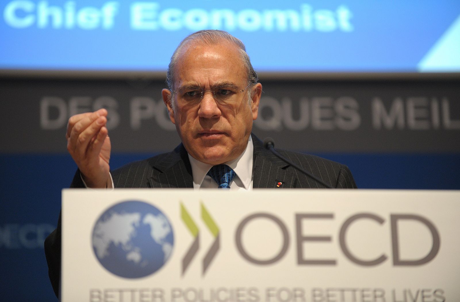 El secretario general de la OCDE, Ángel Gurría