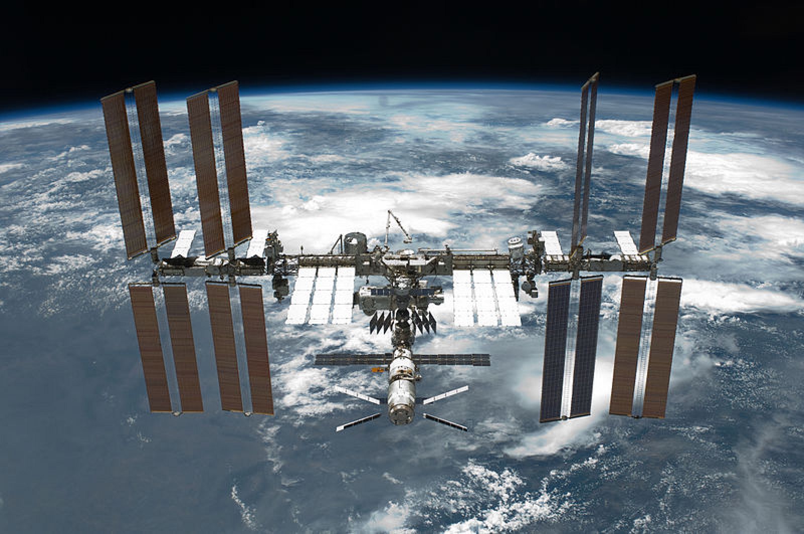 La Estación Espacial Internacional en su configuración actual.