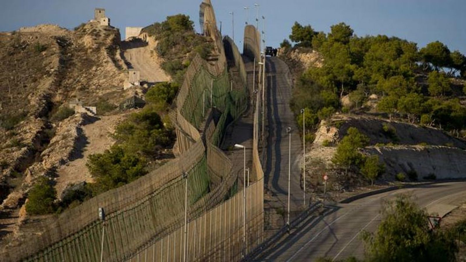 Imagen de la valla de Melilla.