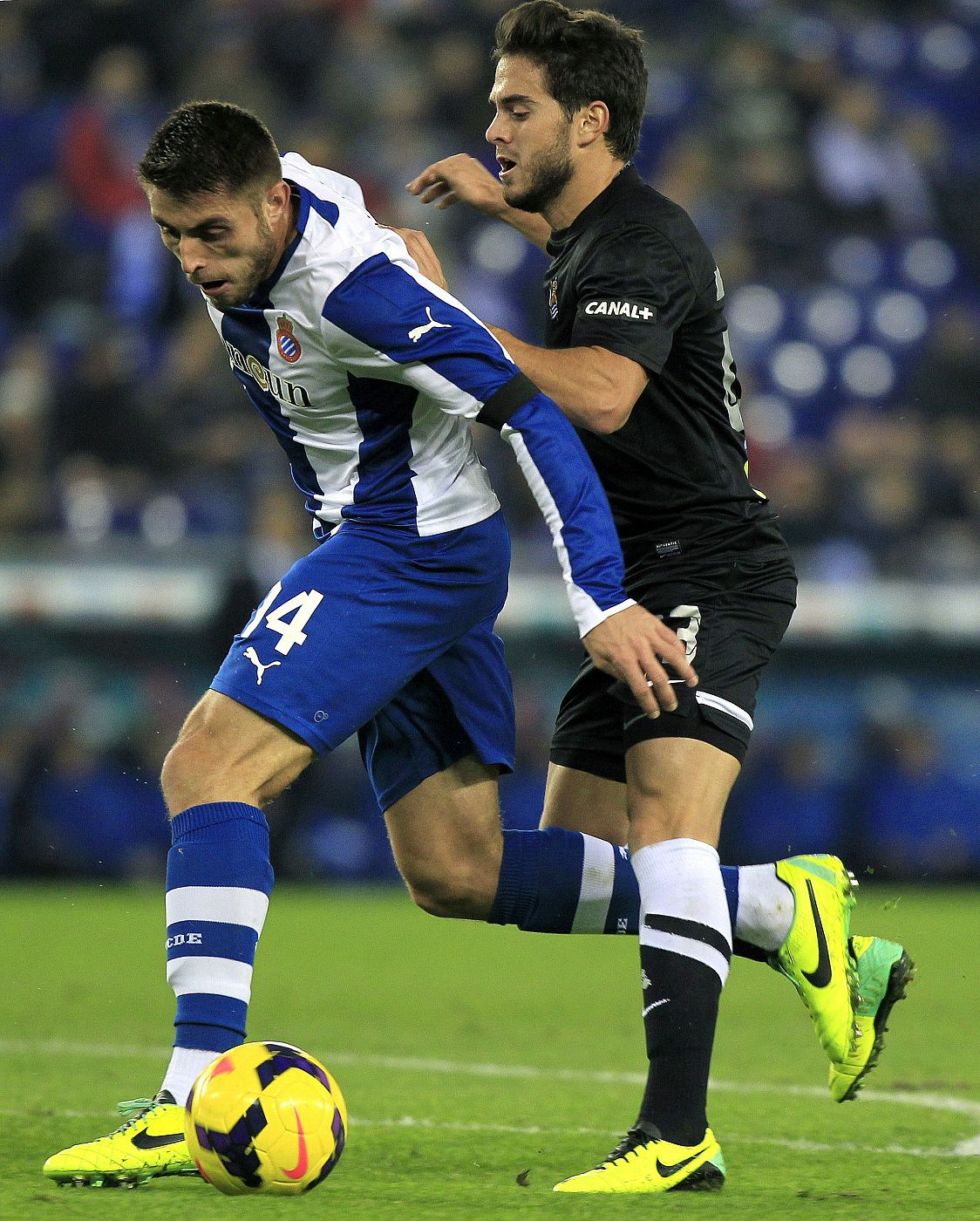 La Real saca los tres puntos de su visita al campo del Espanyol.