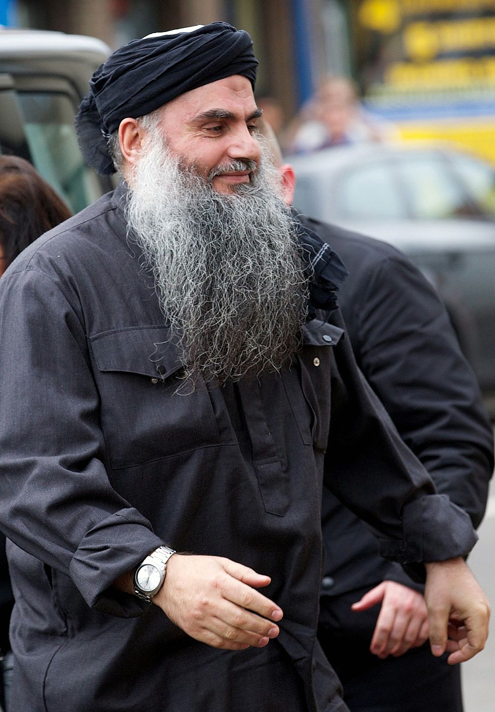 Fotografía de archivo del clérigo radical, Abu Qatada