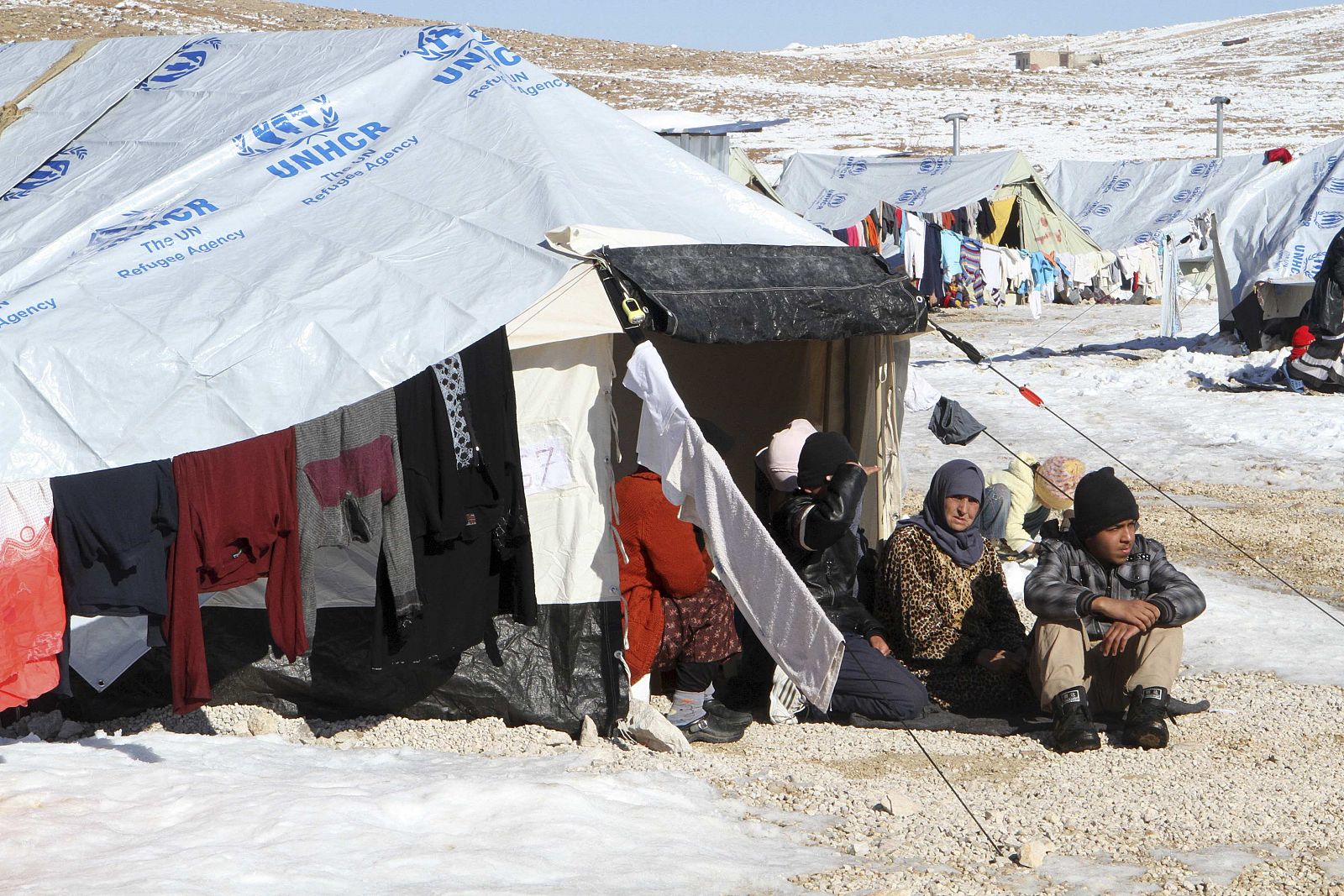 Los refugiados sirios se enfrentan a uno de los inviernos más crudos de los últimos años.