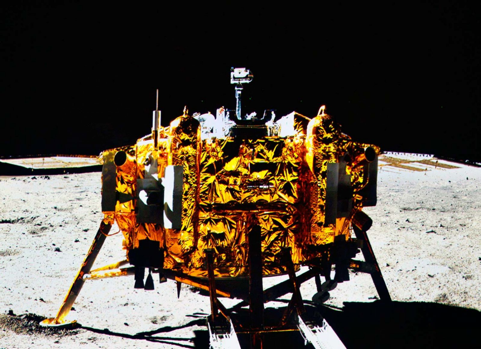 El rover chino Chang'e, la tercera misión enviada a la Luna.
