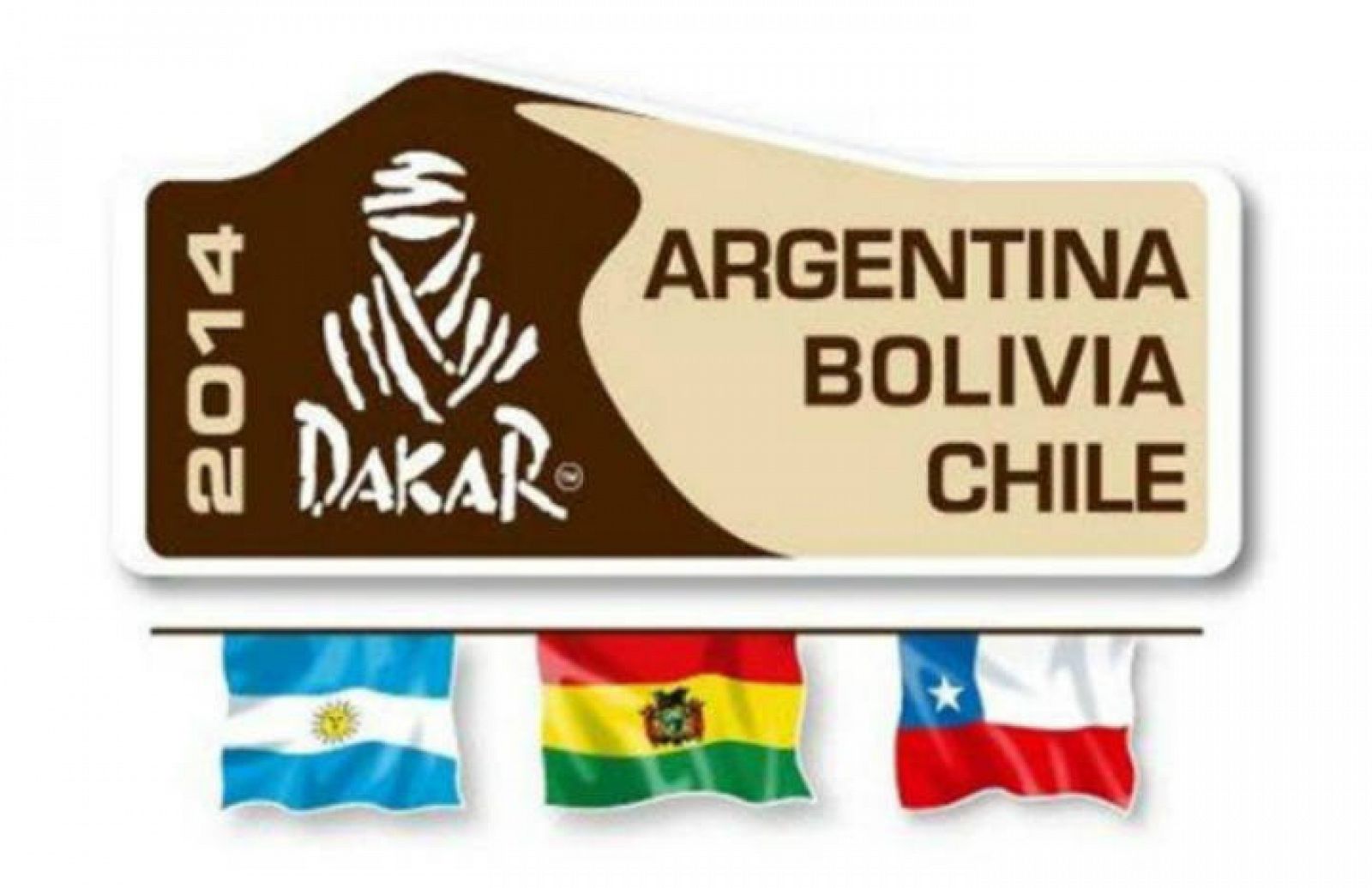 Imagen del logo de la edición del Rally Dakar 2014.