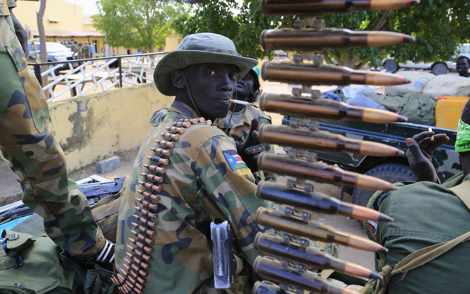 Un soldado del Ejército de Sudán del Sur