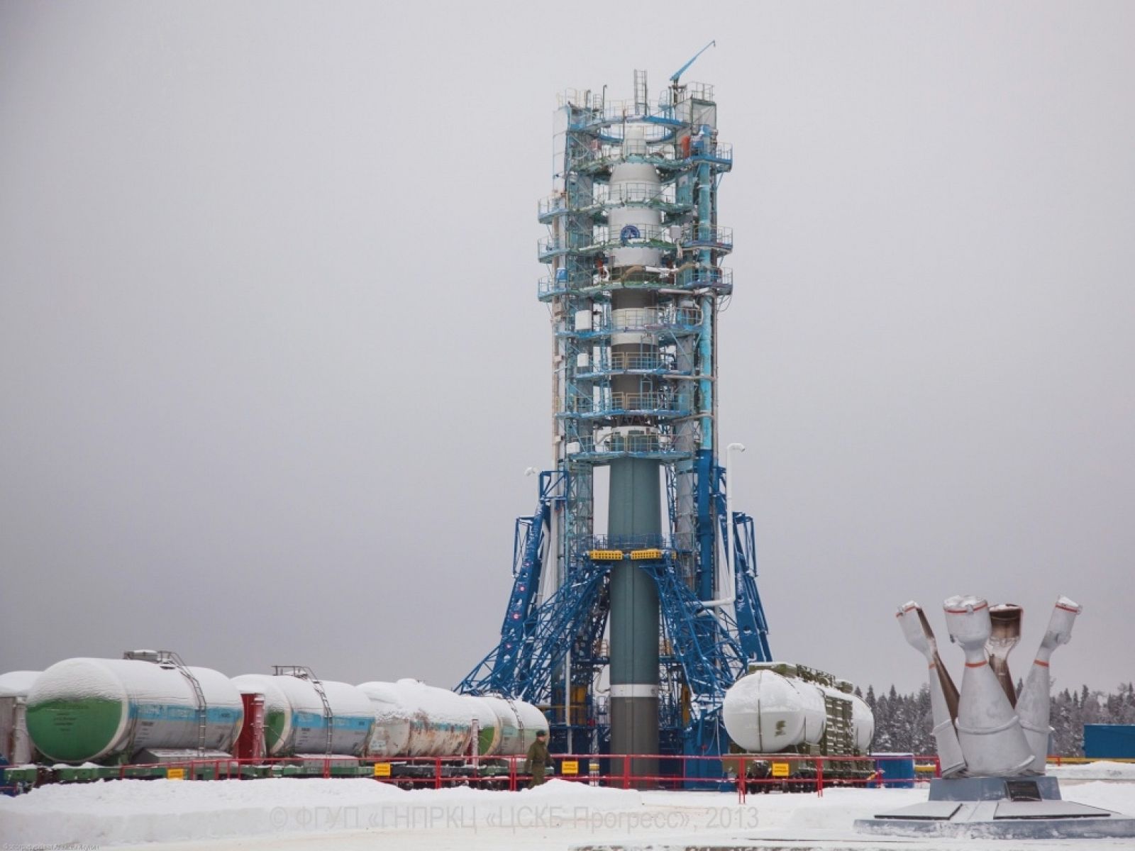 El Soyuz-2-1V está diseñado para poner cargas de hasta tres toneladas en órbita baja terrestre.