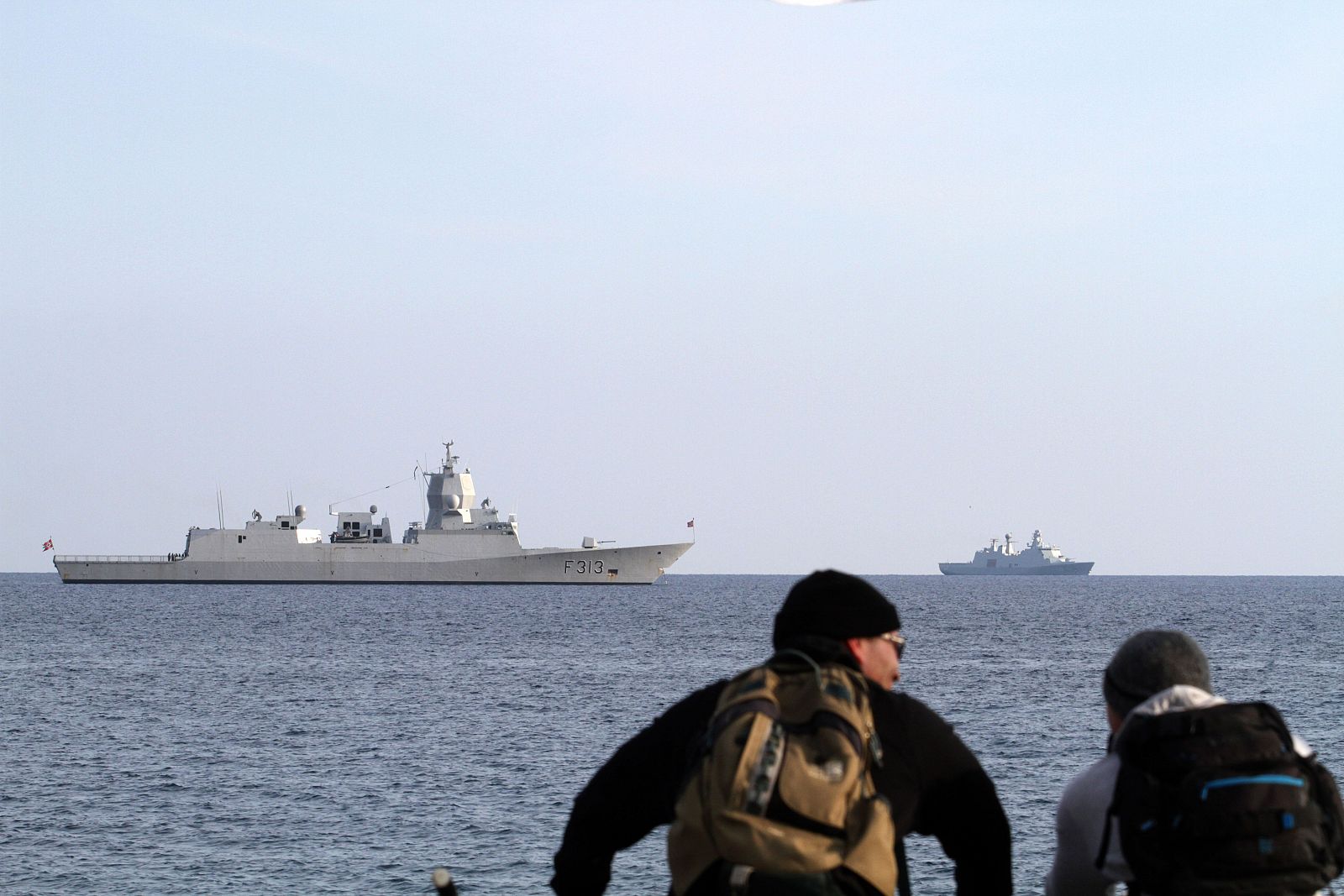 Dos fragatas de Noruega y Dinamarca escoltaron las armas químicas en el Mediterráneo a comienzos de año.