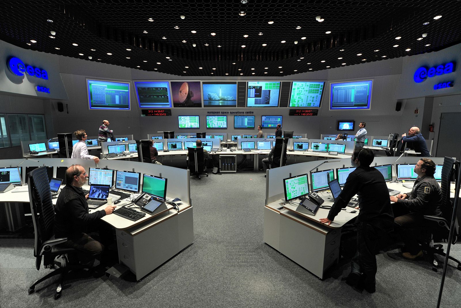 Control central de operaciones de la ESA