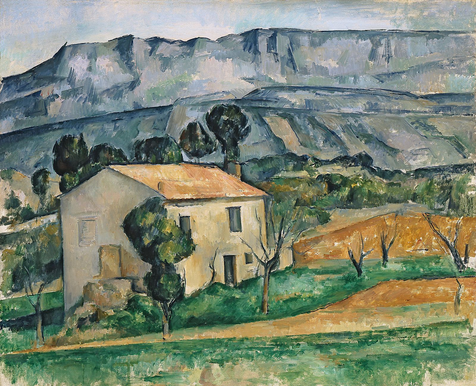'Casa en Provenza' (c.1885). Paul Cézanne. Donación de Mrs. James W.Fesler en memoria de Daniel W. y ElizabethC. Marmon