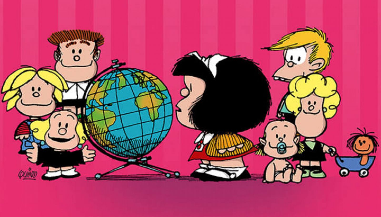 El mundo del que Mafalda quería bajarse. Foto: RTVE