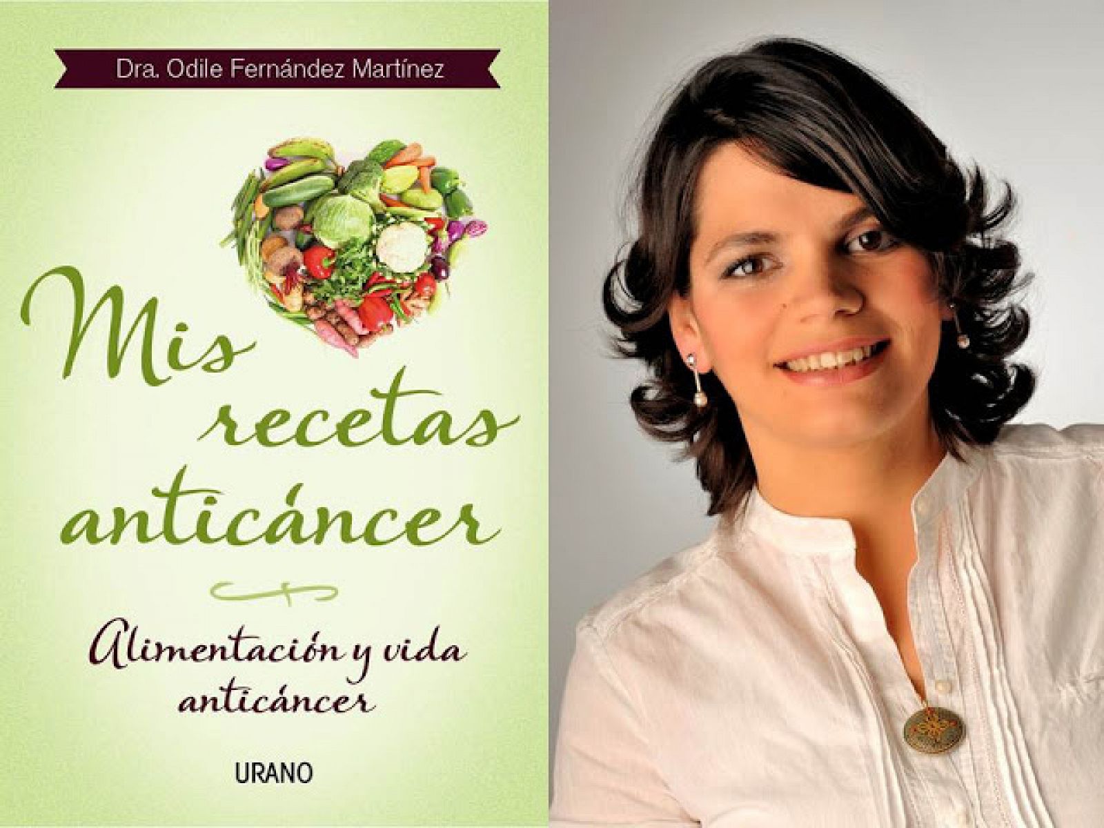 Odile Fernández, autora de Mis recetas anticáncer