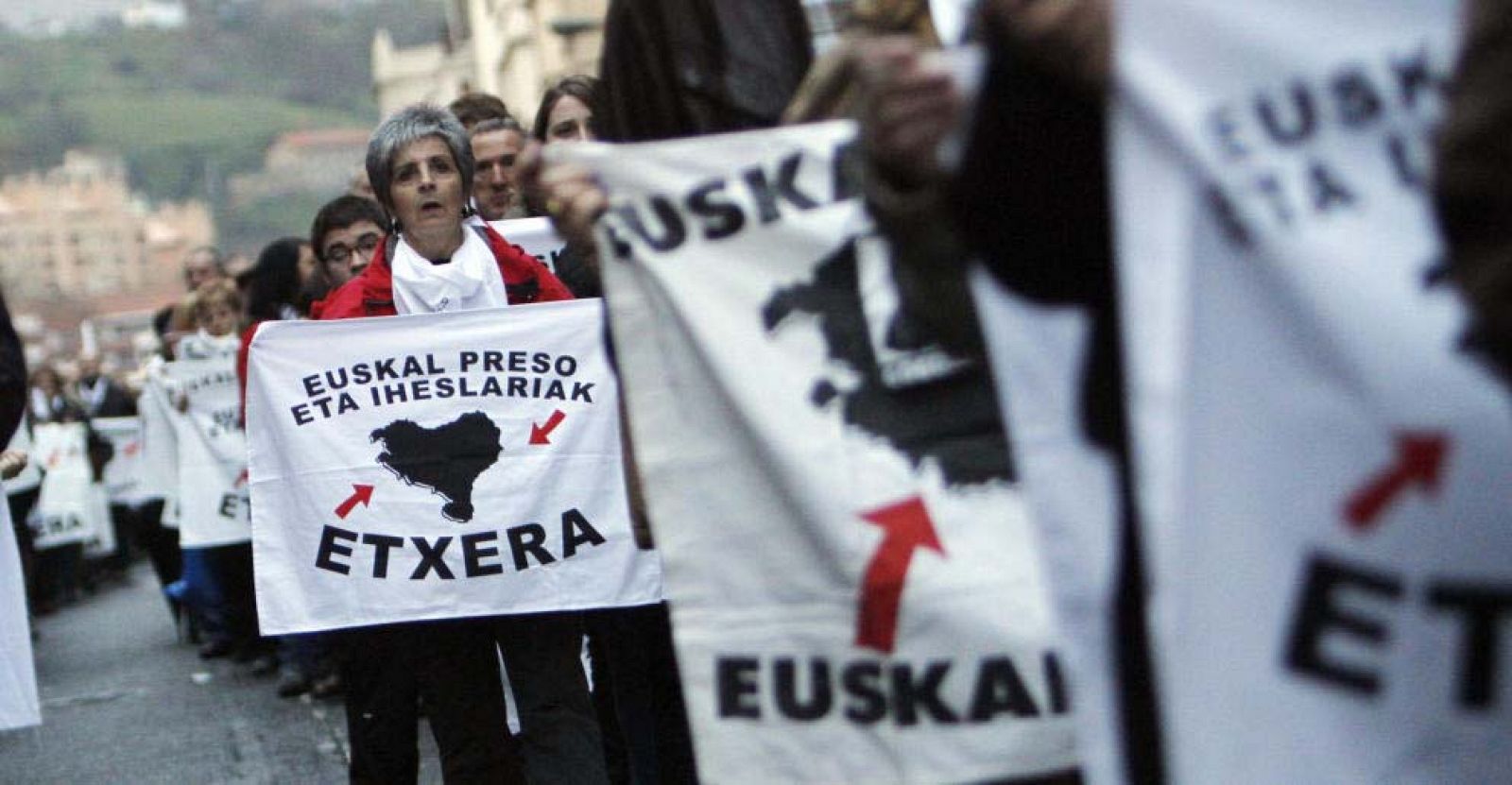 Manifestación para pedir el acercamiento de los presos de ETA