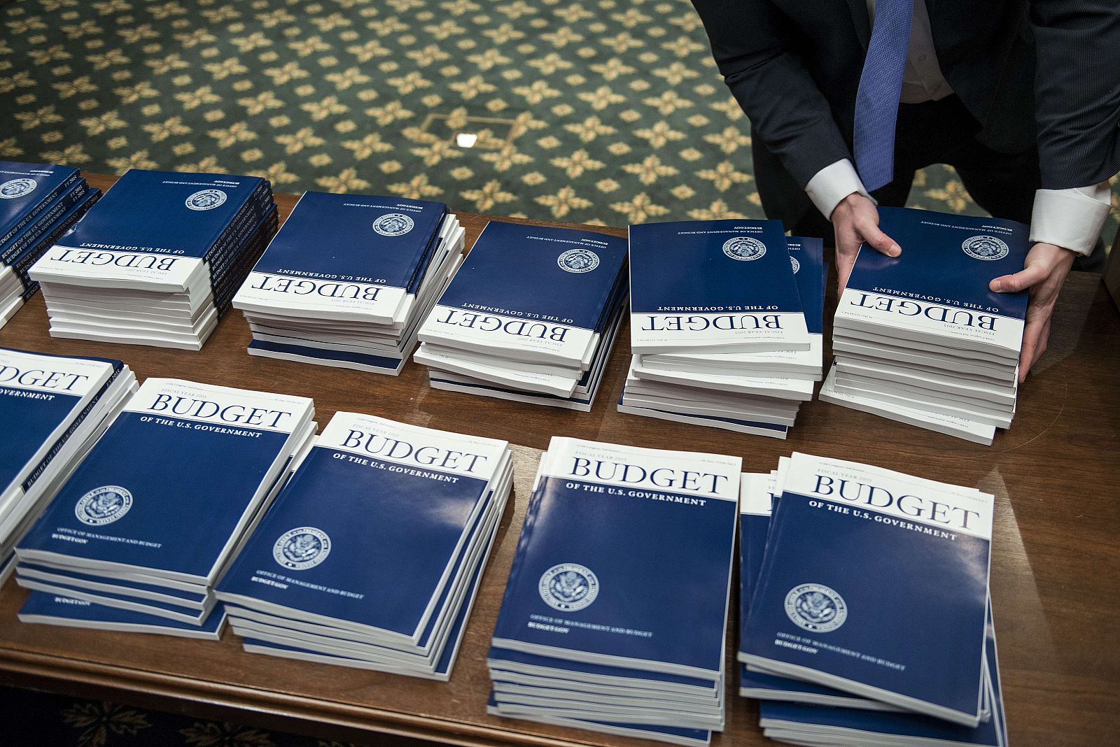 Copias de la propuesta de presupuesto para el año fiscal 2015 enviadas al Senado de EE.UU.
