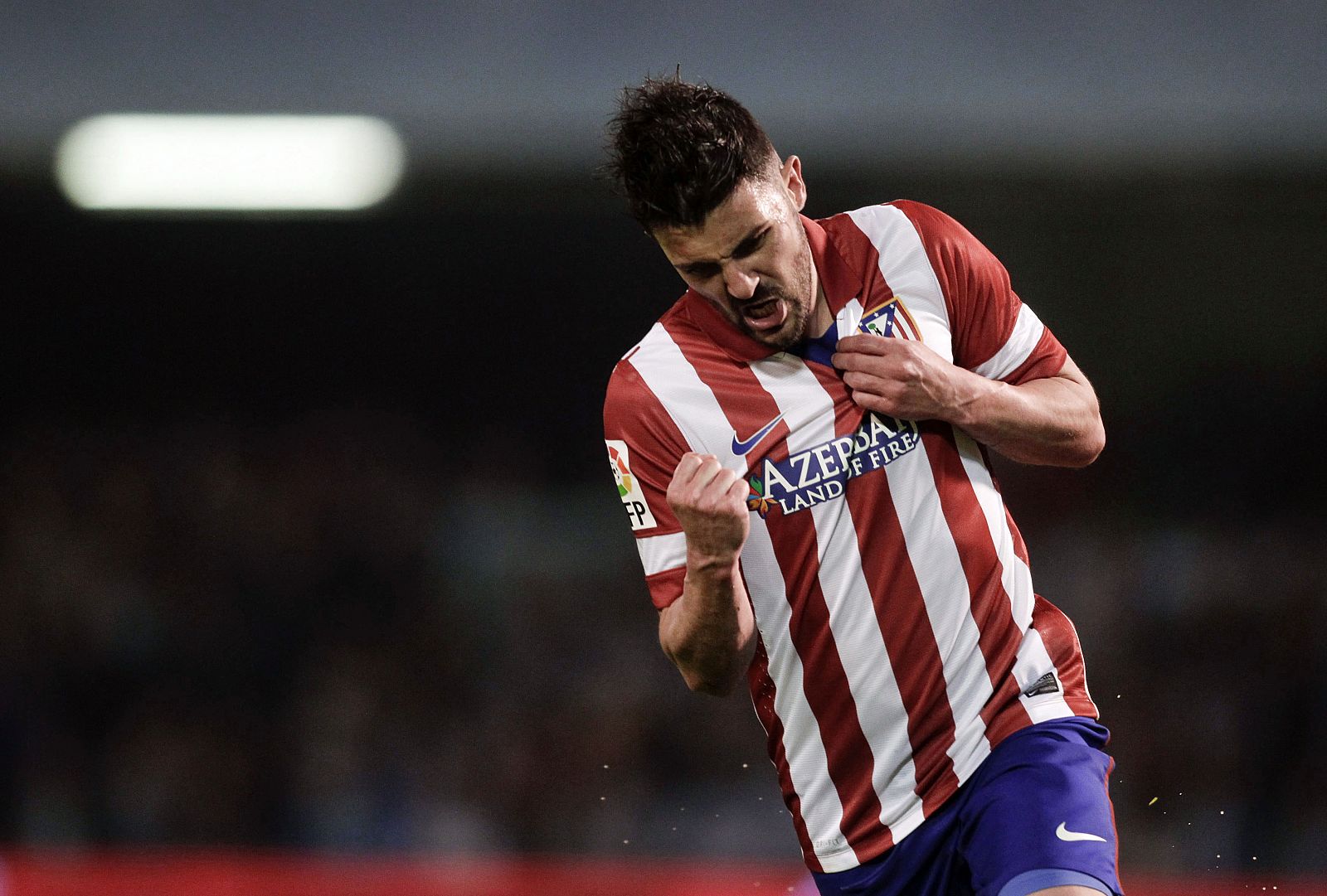 David Villa ha sido el autor de los dos goles atléticos al Celta.