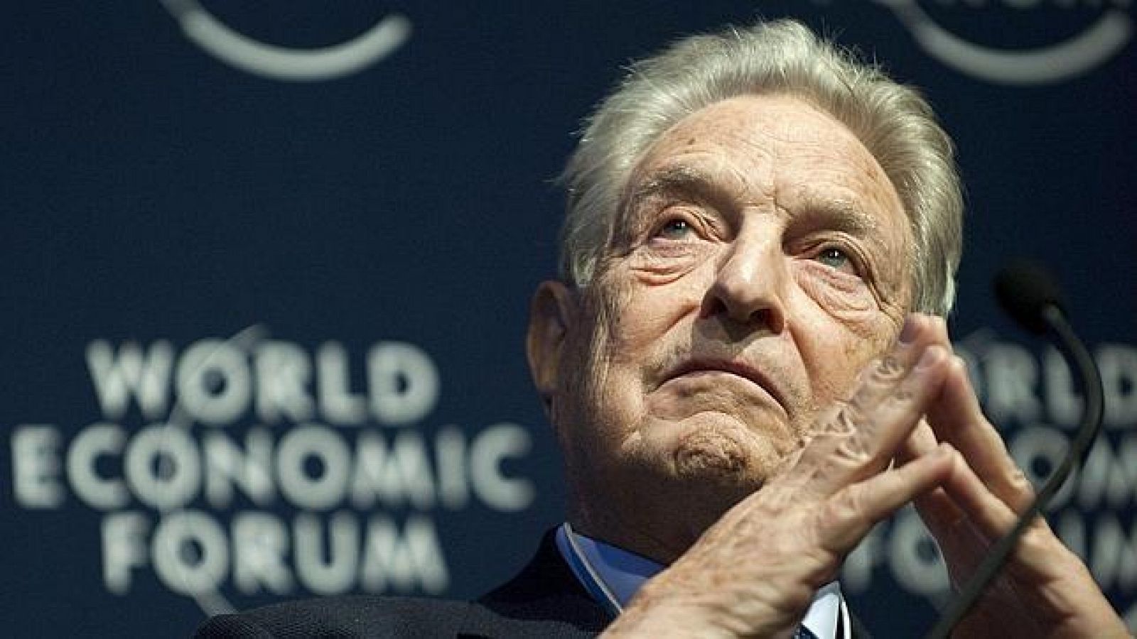 El inversor George Soros en el Foro Económico Mundial