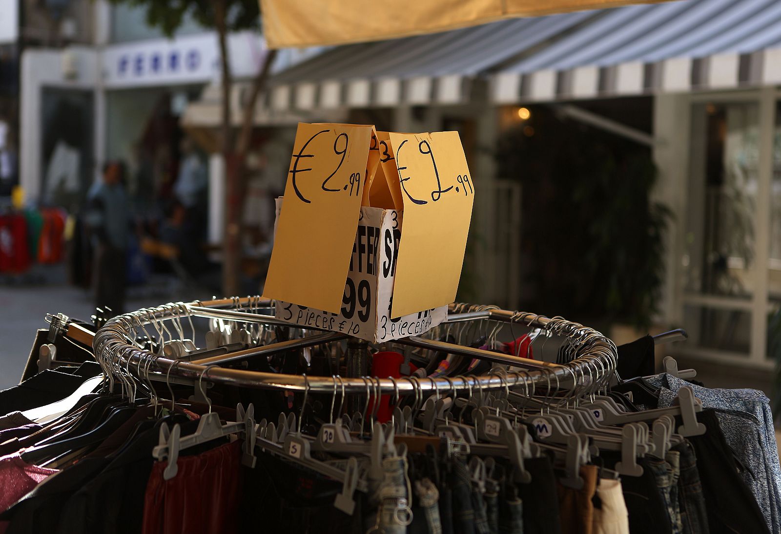 Una tienda de ropa en el centro de Nicosia