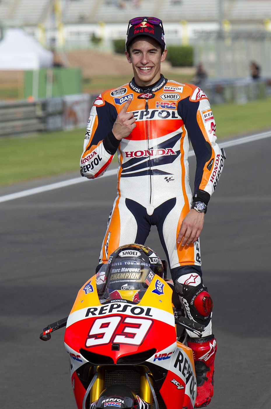 El campeón del mundo de MotoGP, el español Marc Márquez